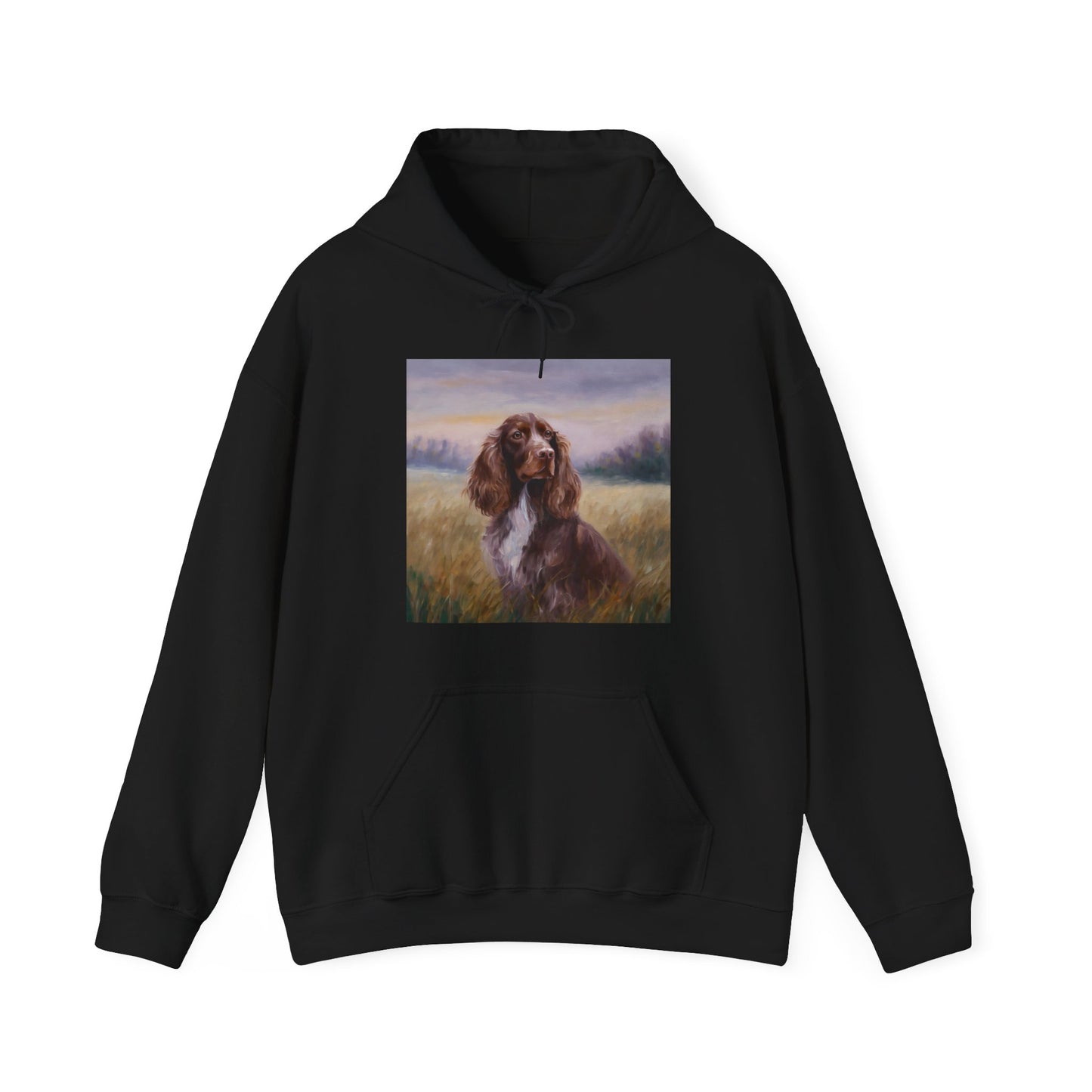 Field Spaniel Unisex 50/50 Hooded Sweatshirt