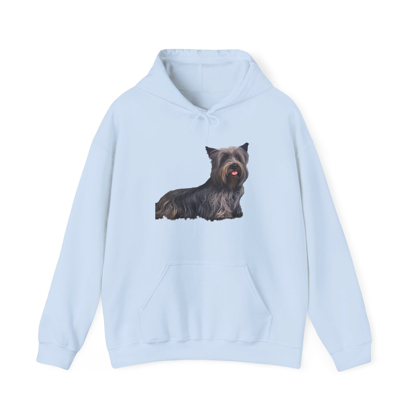 Skye Terrier Unisex 50/50 Hooded Sweatshirt