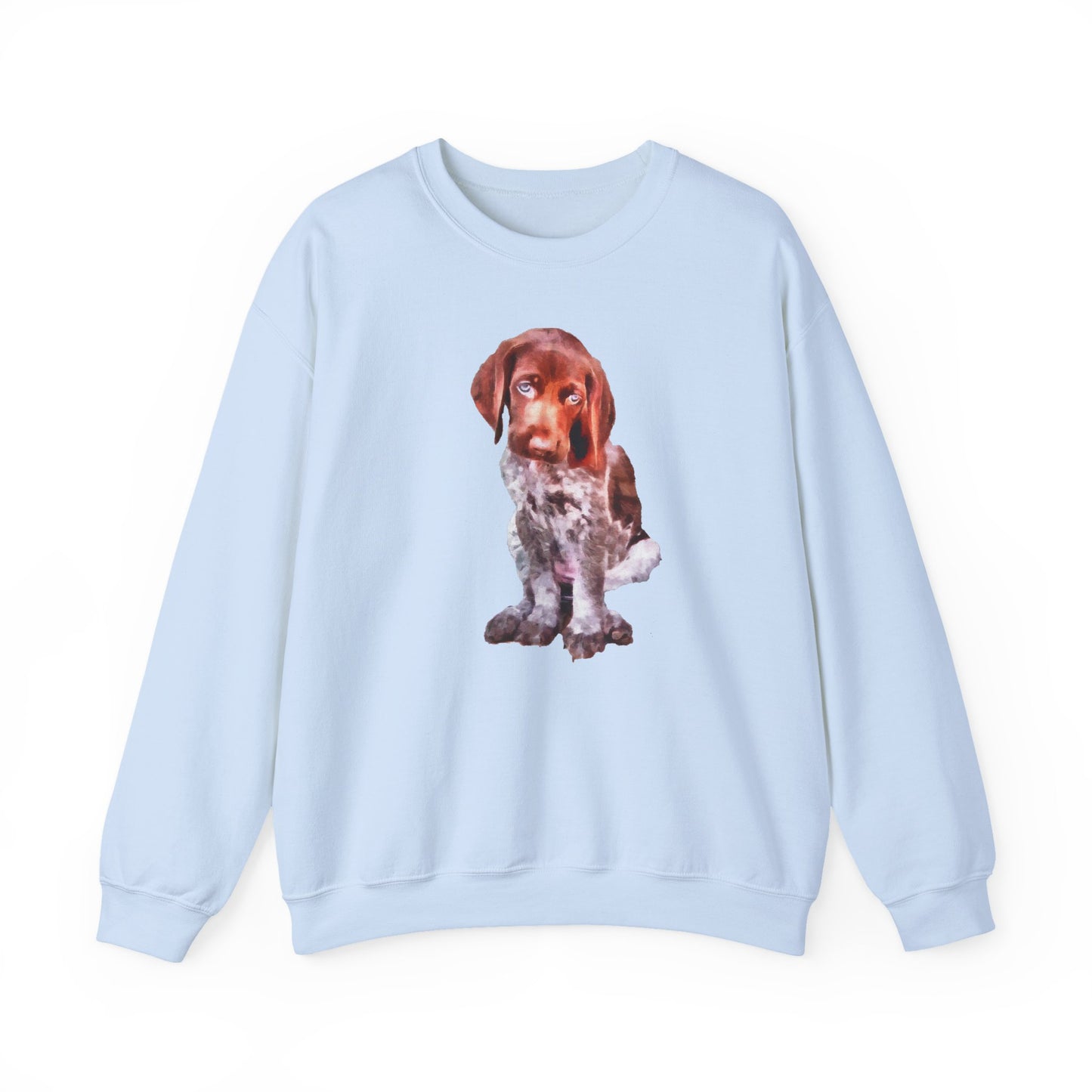 Benny Unisex 50/50 Crewneck Sweatshirt for German Shorthair Pointers