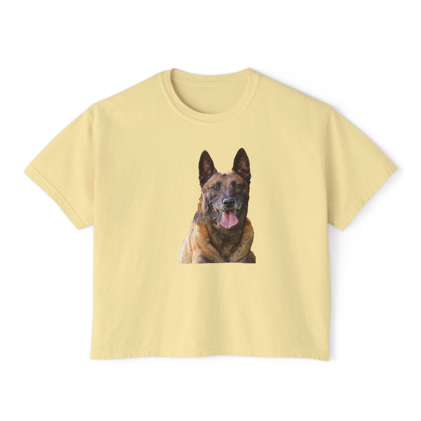 Belgian Malinois Women's Oversized Boxy Tee - Embrace Your Style