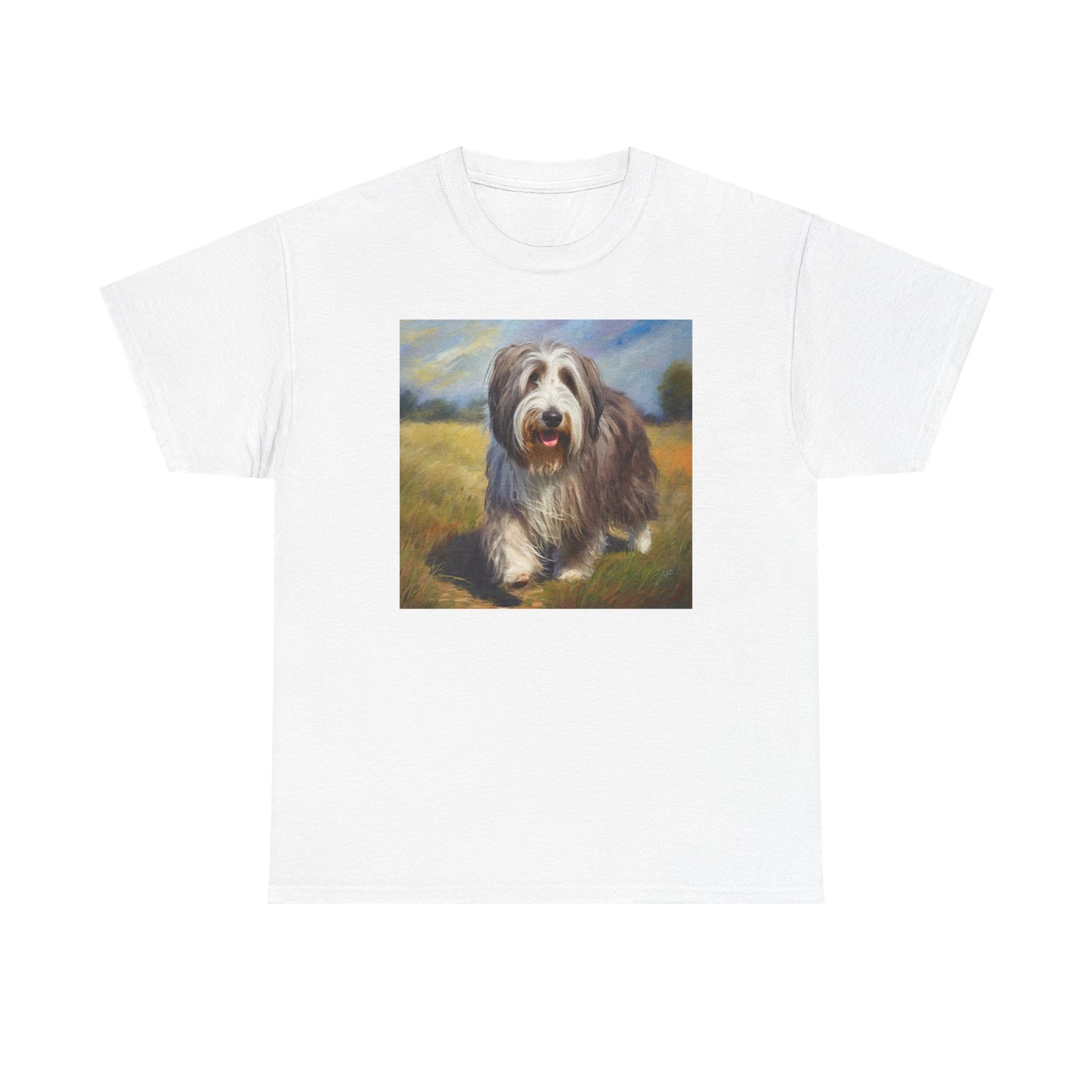 Bearded Collie Heavy Cotton Tee: The Ultimate Dog Lover's Tee