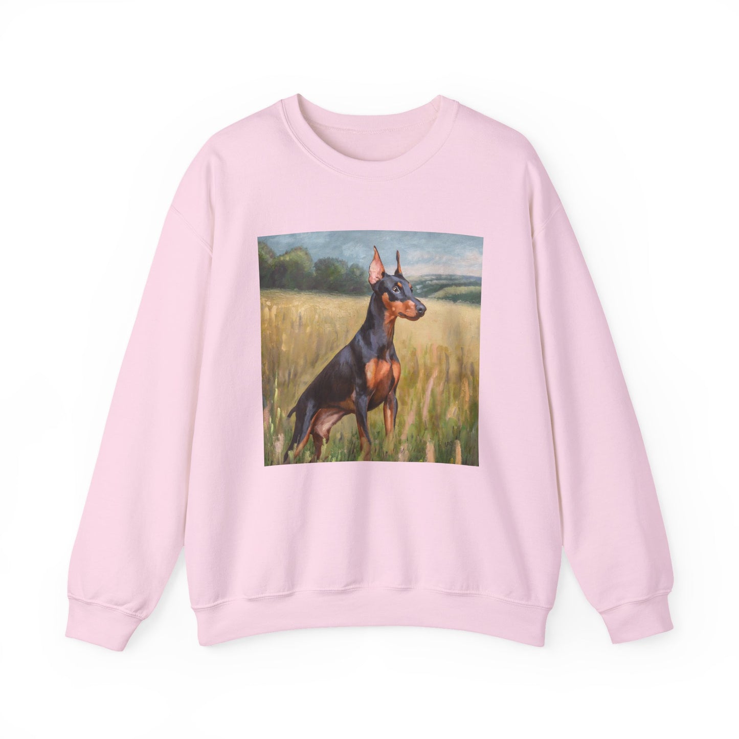 German Pinscher Unisex 50/50 Crewneck Sweatshirt