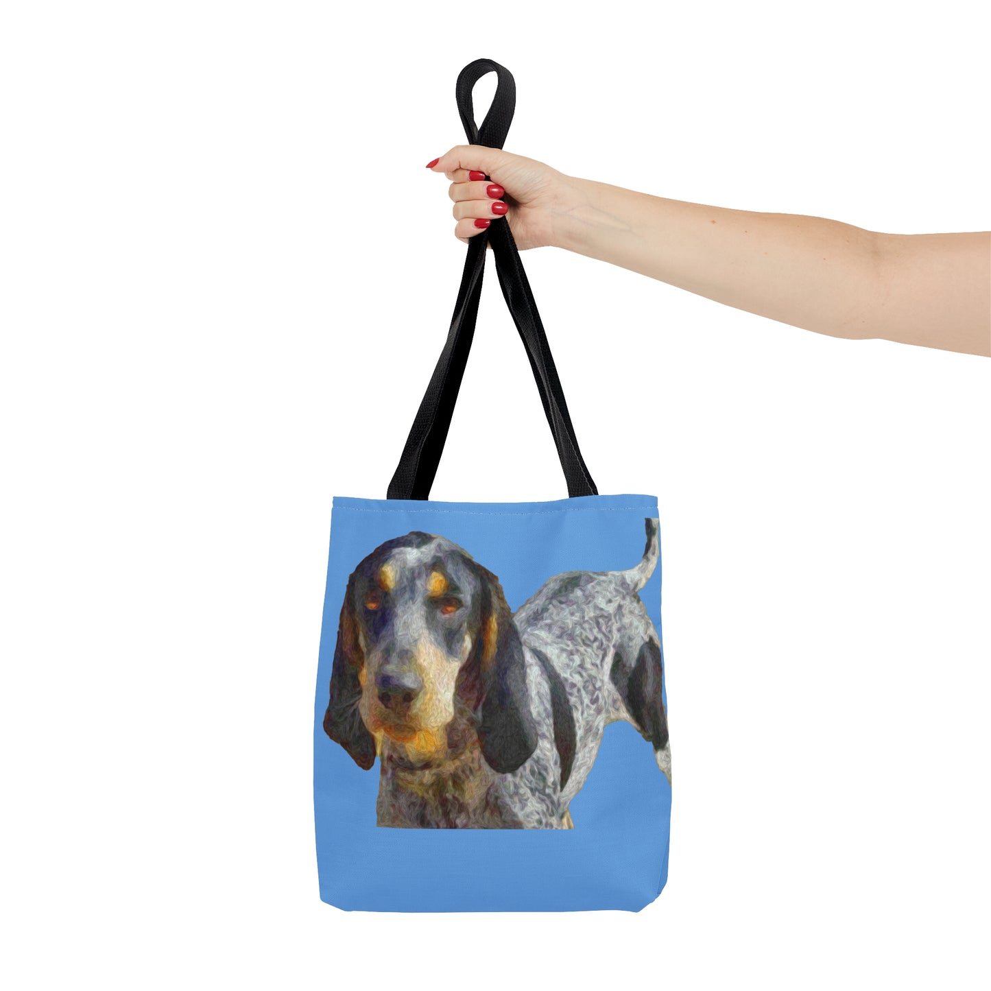Coonhound Print Beach Tote