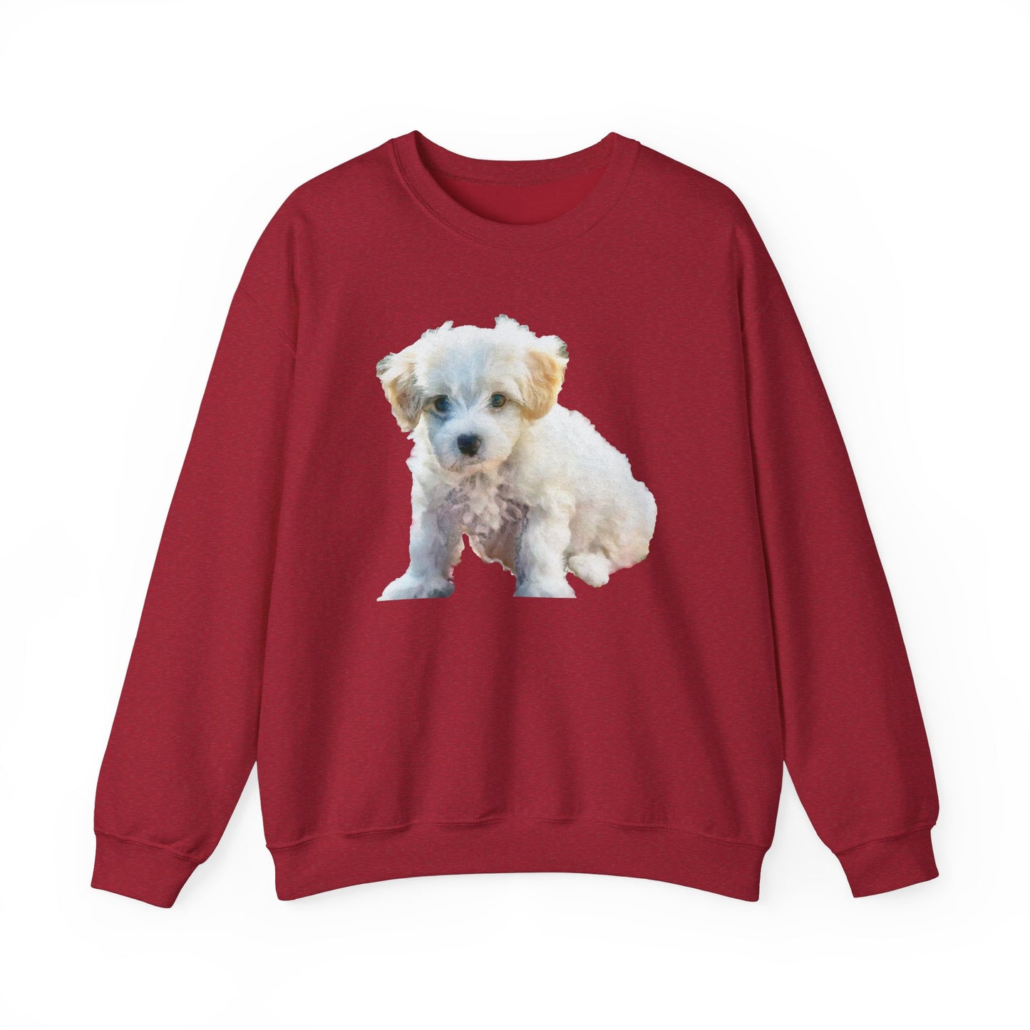 Bichon Frise Unisex 50/50 Crewneck Sweatshirt