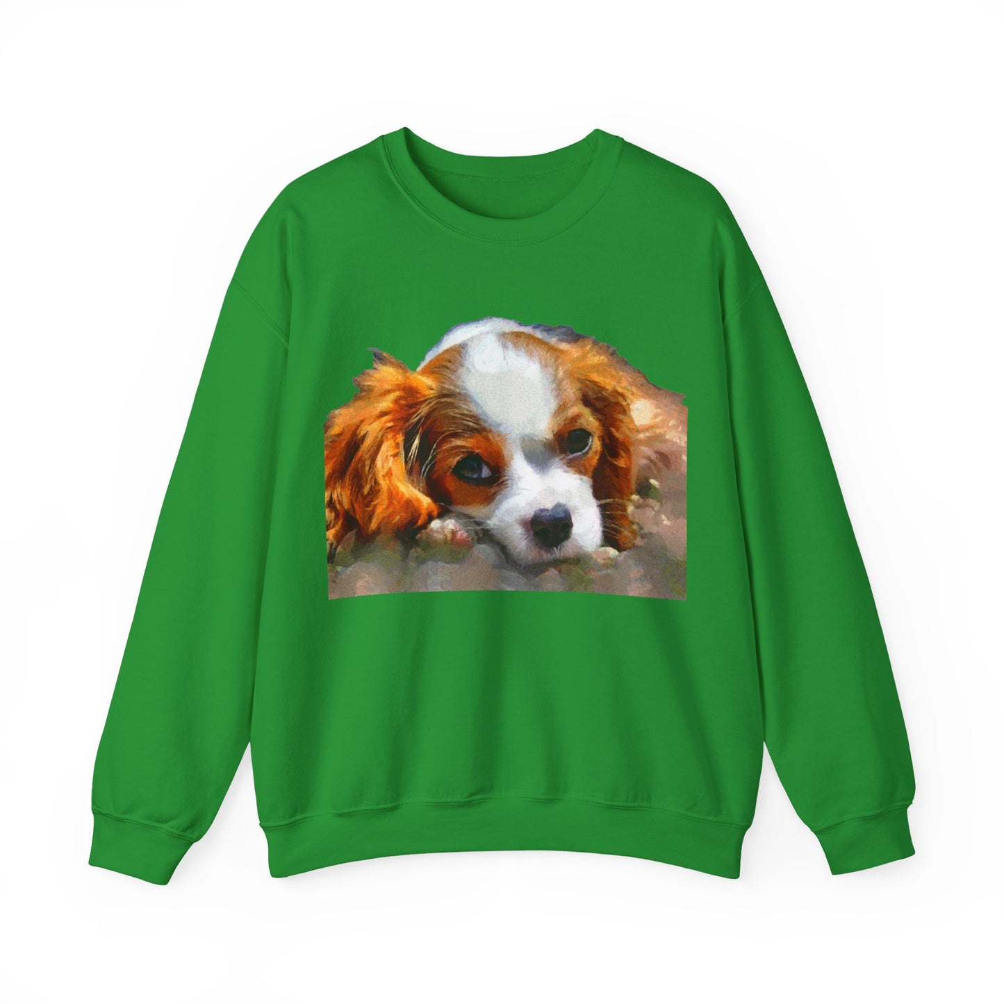 Cavalier King Charles Spaniel Puppy Crewneck Sweatshirt