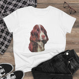 English Springer Spaniel Women's Midweight Cotton Tee