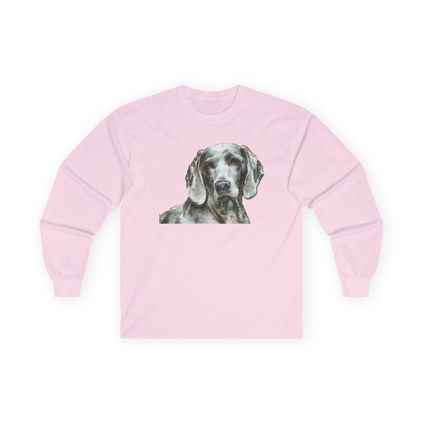 Weimaraner 'Greyson' Unisex Cotton Long Sleeve Tee