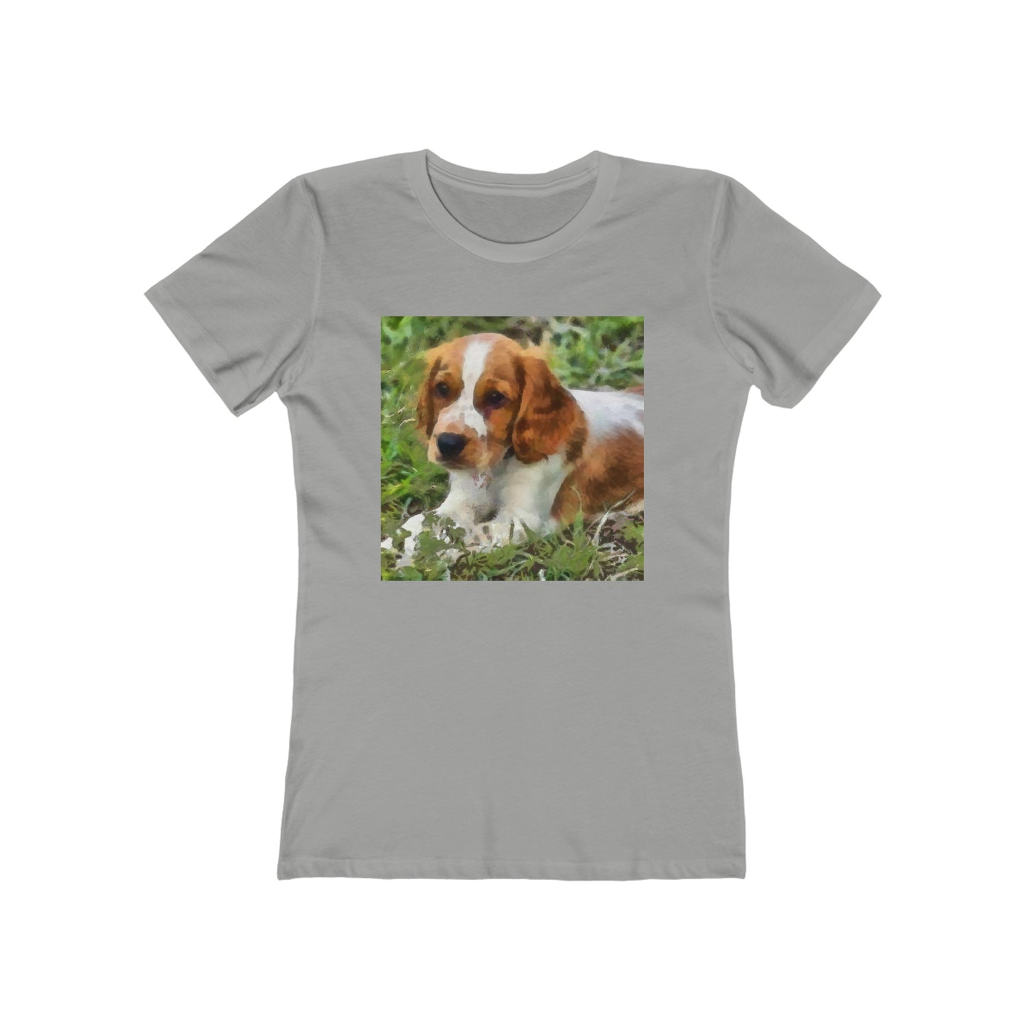 Welsh Springer Spaniel - Women's Slim Fit Ringspun Cotton T-Shirt