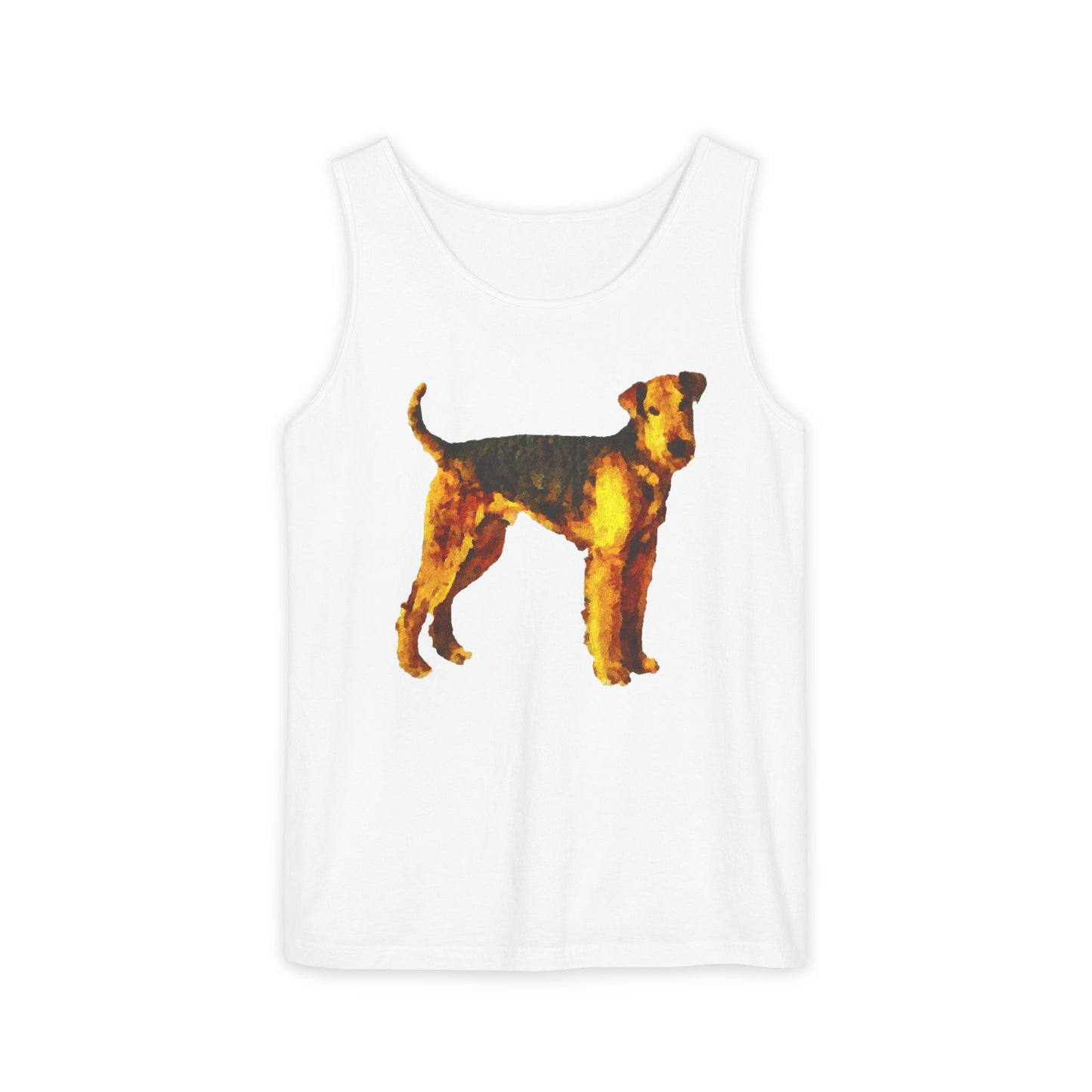Airedale Terrier - Unisex Relaxed Fit Ringspun Cotton Tank Top