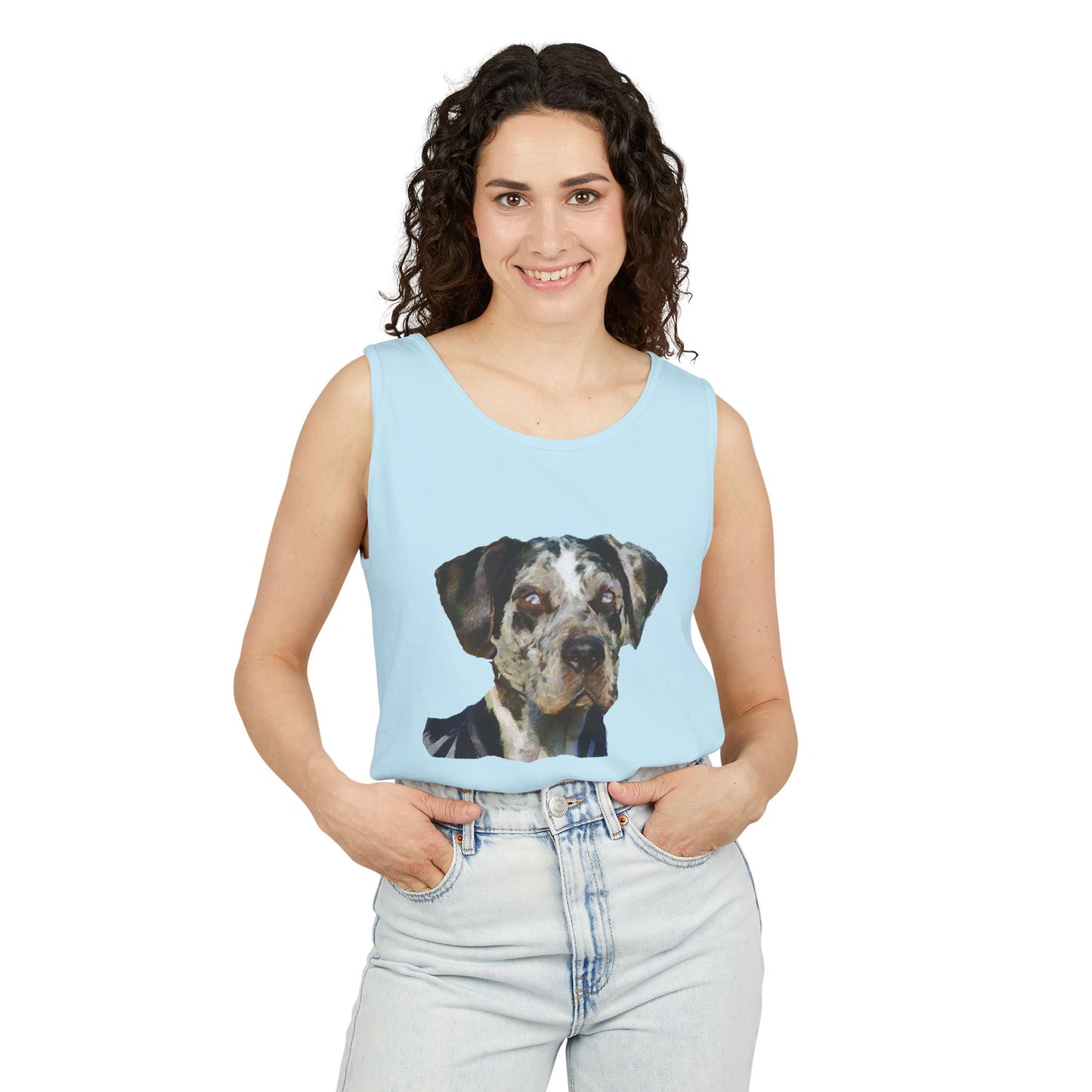 American Leopard Hound Unisex Relaxed Fit Ringspun Cotton Tank Top