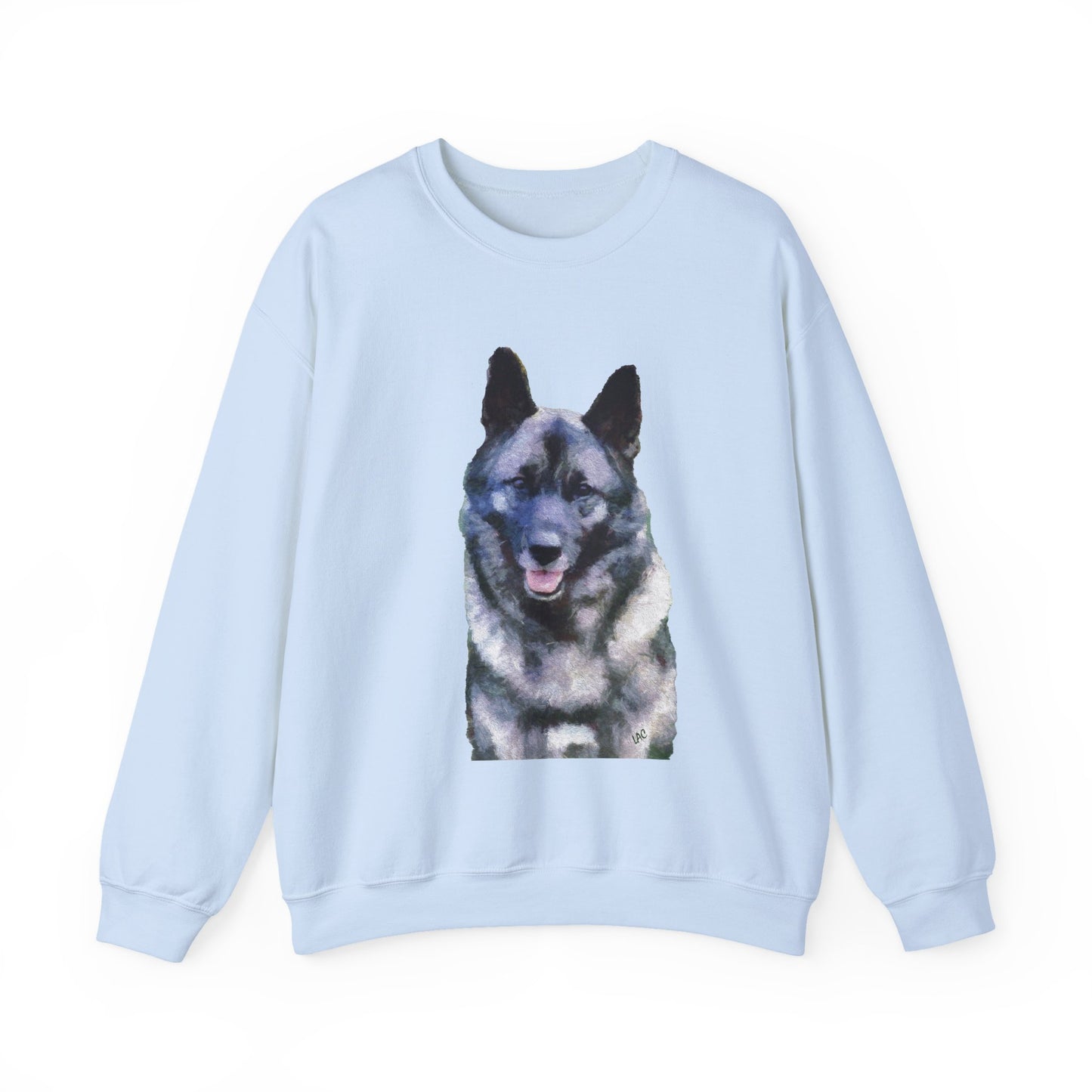 Norwegian Elkhound - Unisex 50/50 Crewneck Sweatshirt