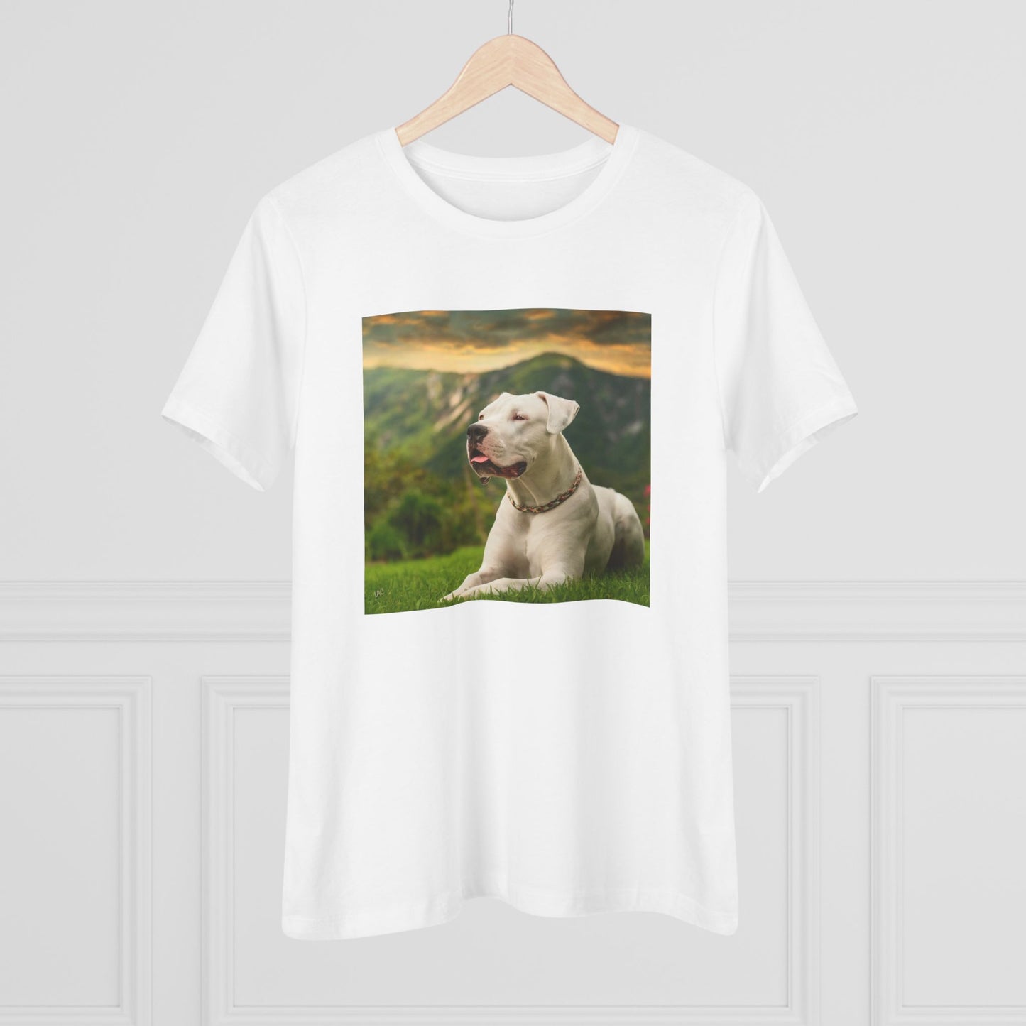 Dogo Argentino Women's Relaxed Fit Cotton Tee