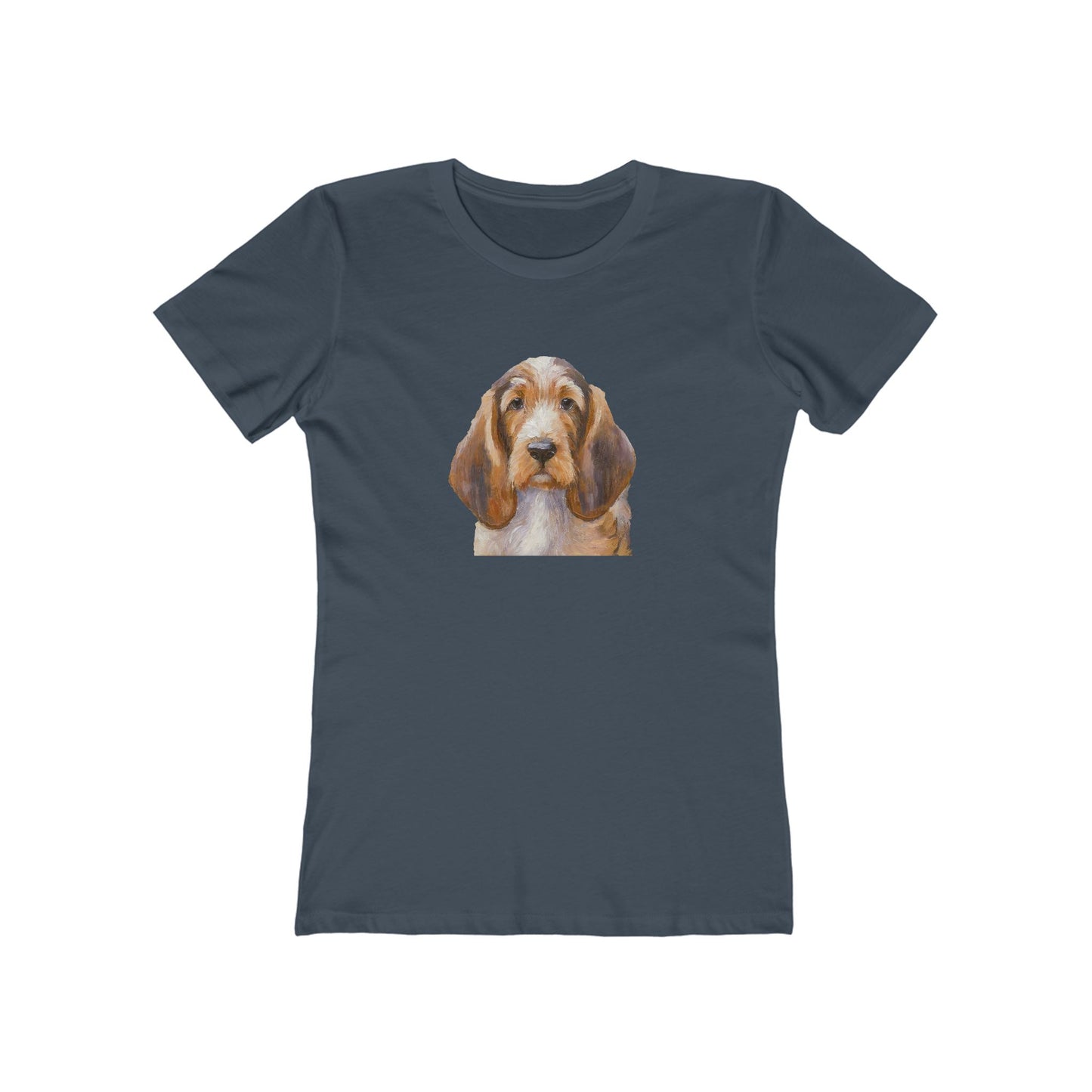 Basset Fauve de Bretagne Slim Fitted Women's Ringspun Cotton Tee