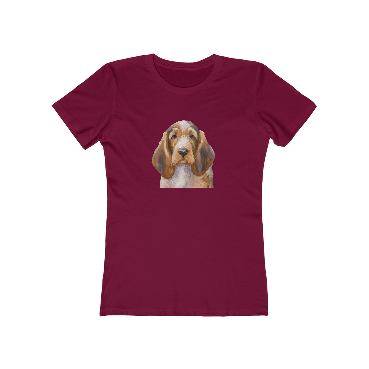 Basset Fauve de Bretagne Slim Fitted Women's Ringspun Cotton Tee