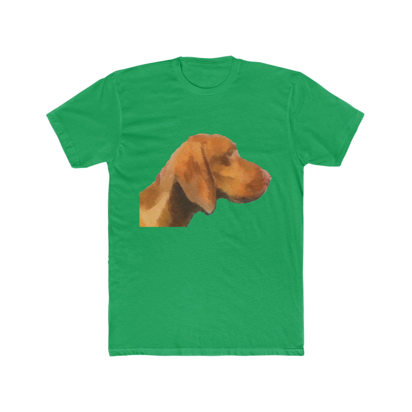 Vizsla 'Bela' -- Men's Fitted Cotton Crew Tee