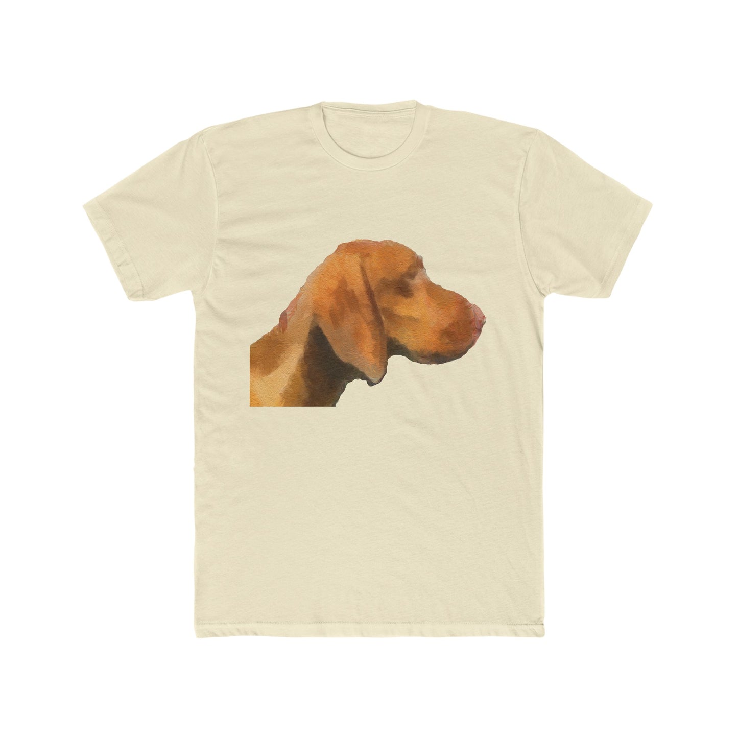 Vizsla 'Bela' -- Men's Fitted Cotton Crew Tee