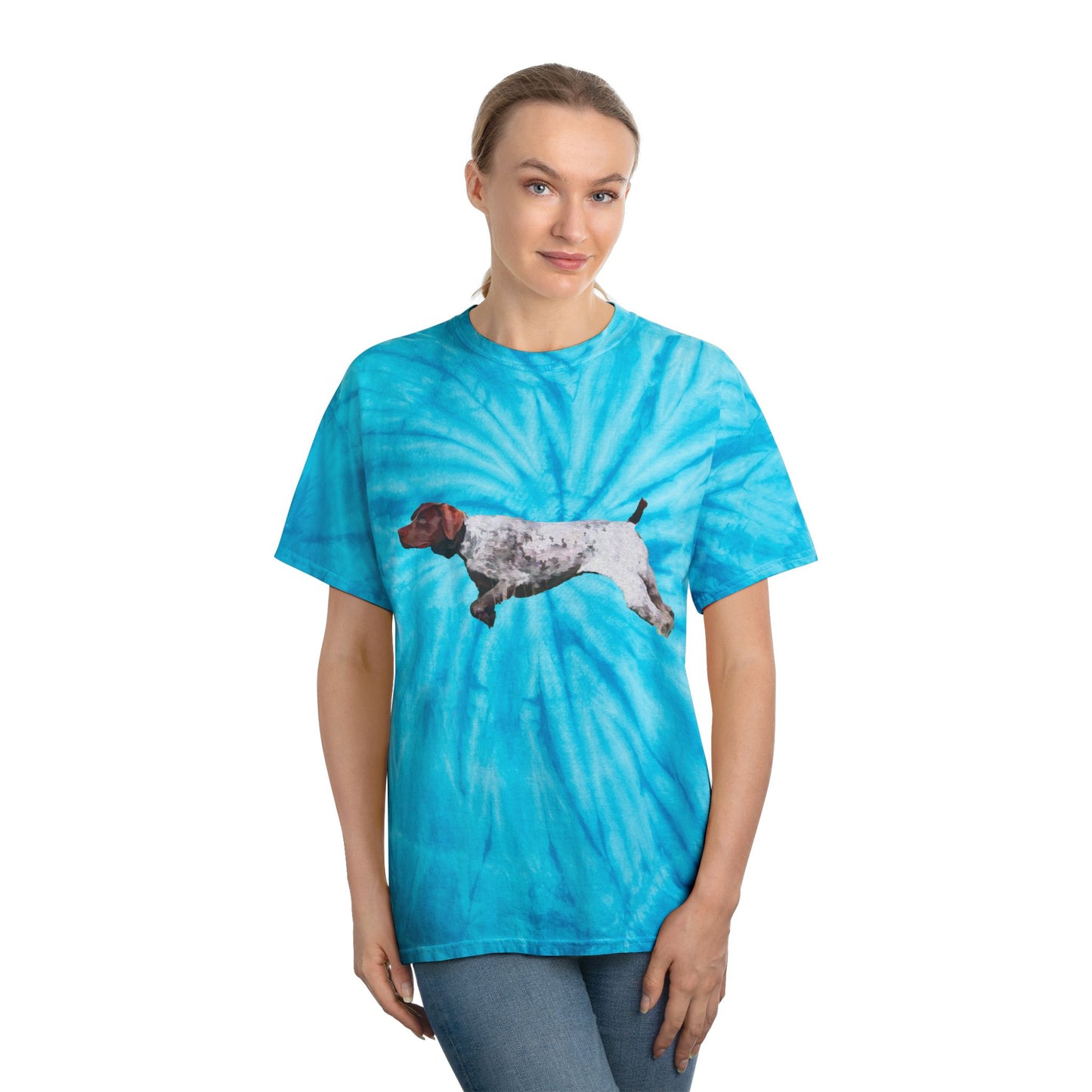 On Point German Shorthair Pointer Tie-Dye Tee