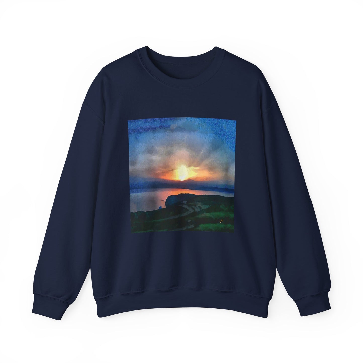 Sifnos Sunset (Greece) Unisex 50/50 Crewneck Sweatshirt