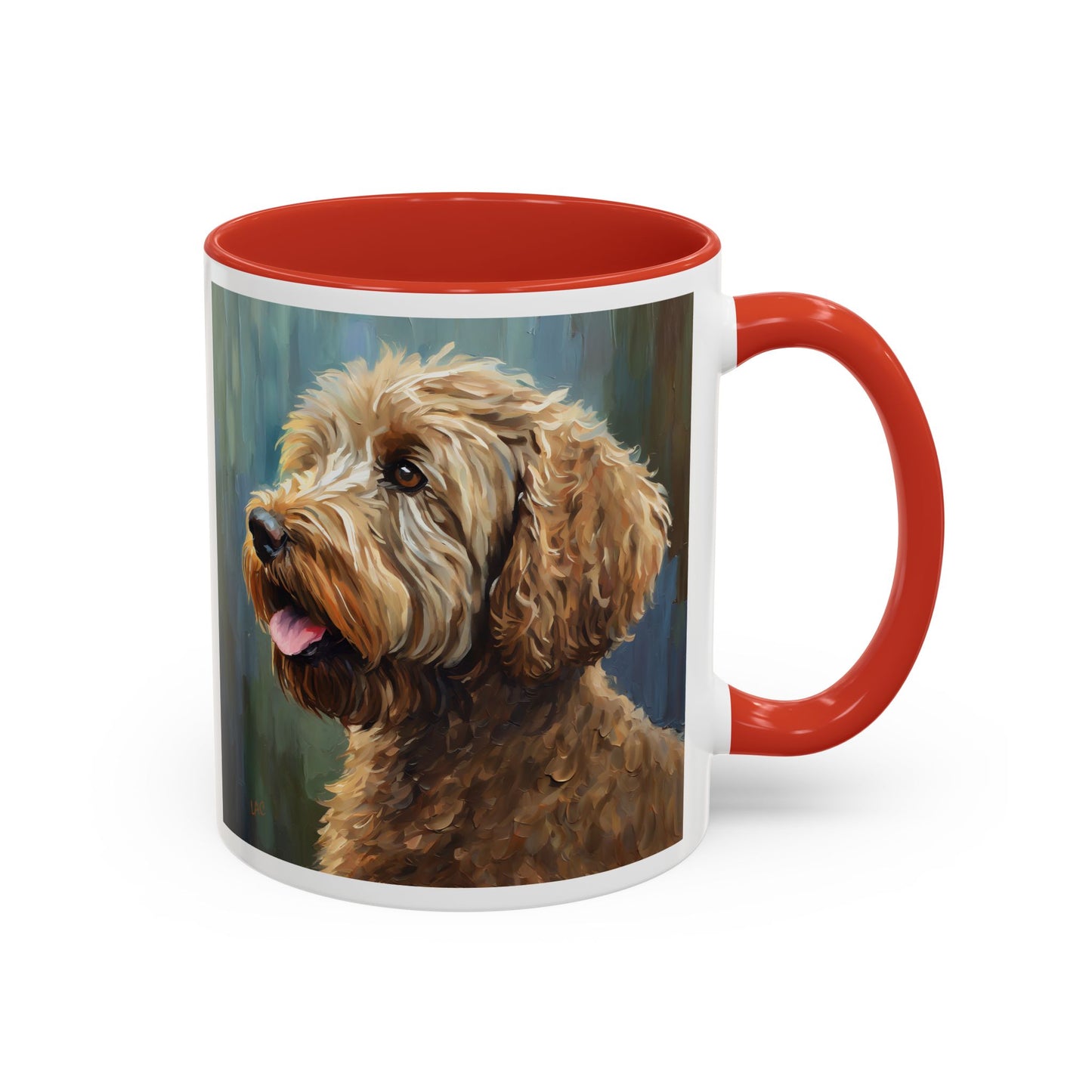 Labradoodle =- Ceramic Accent Mug - 2 Sizes