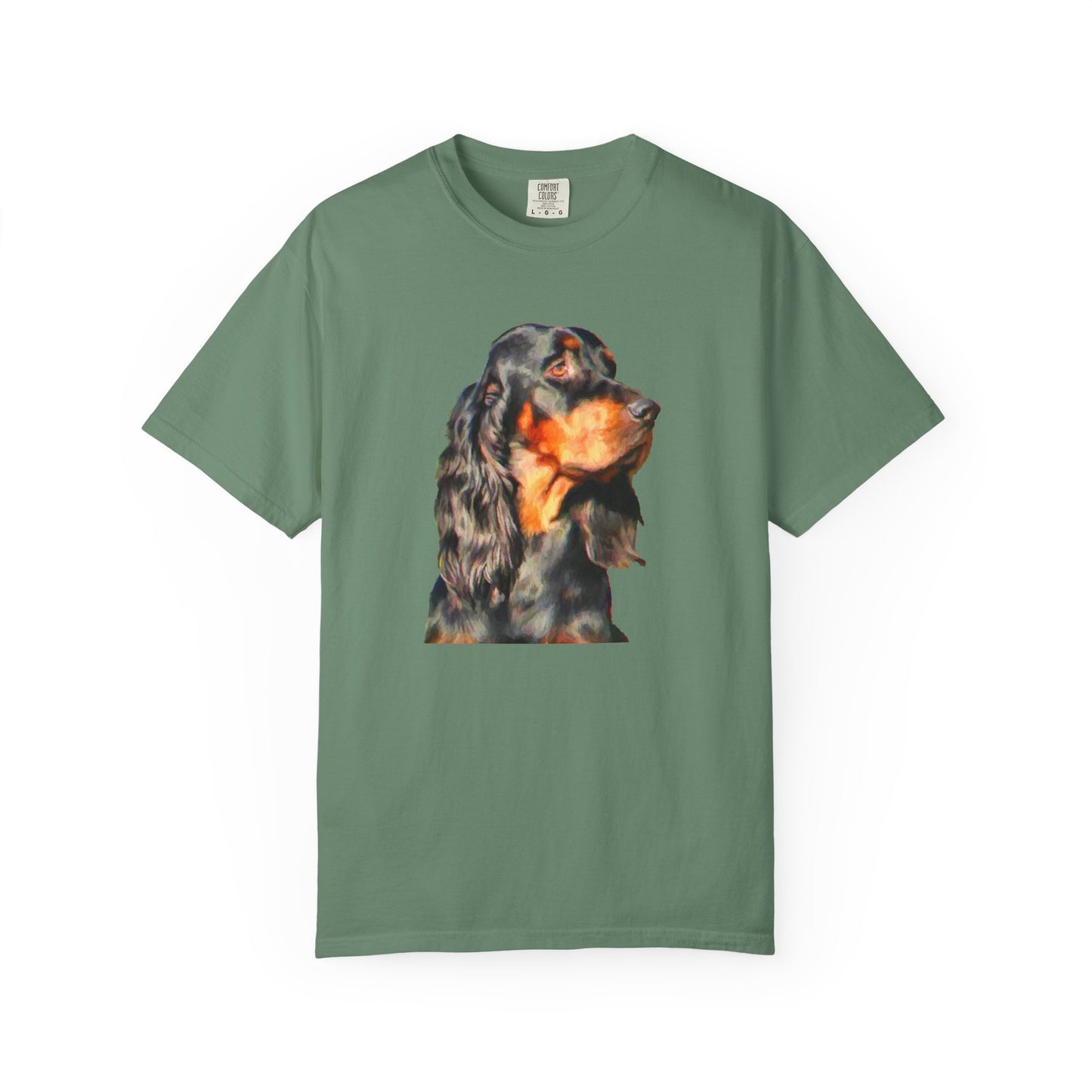 Gordon Setter Unisex-Adult Relaxed Fit Garment-Dyed T-shirt