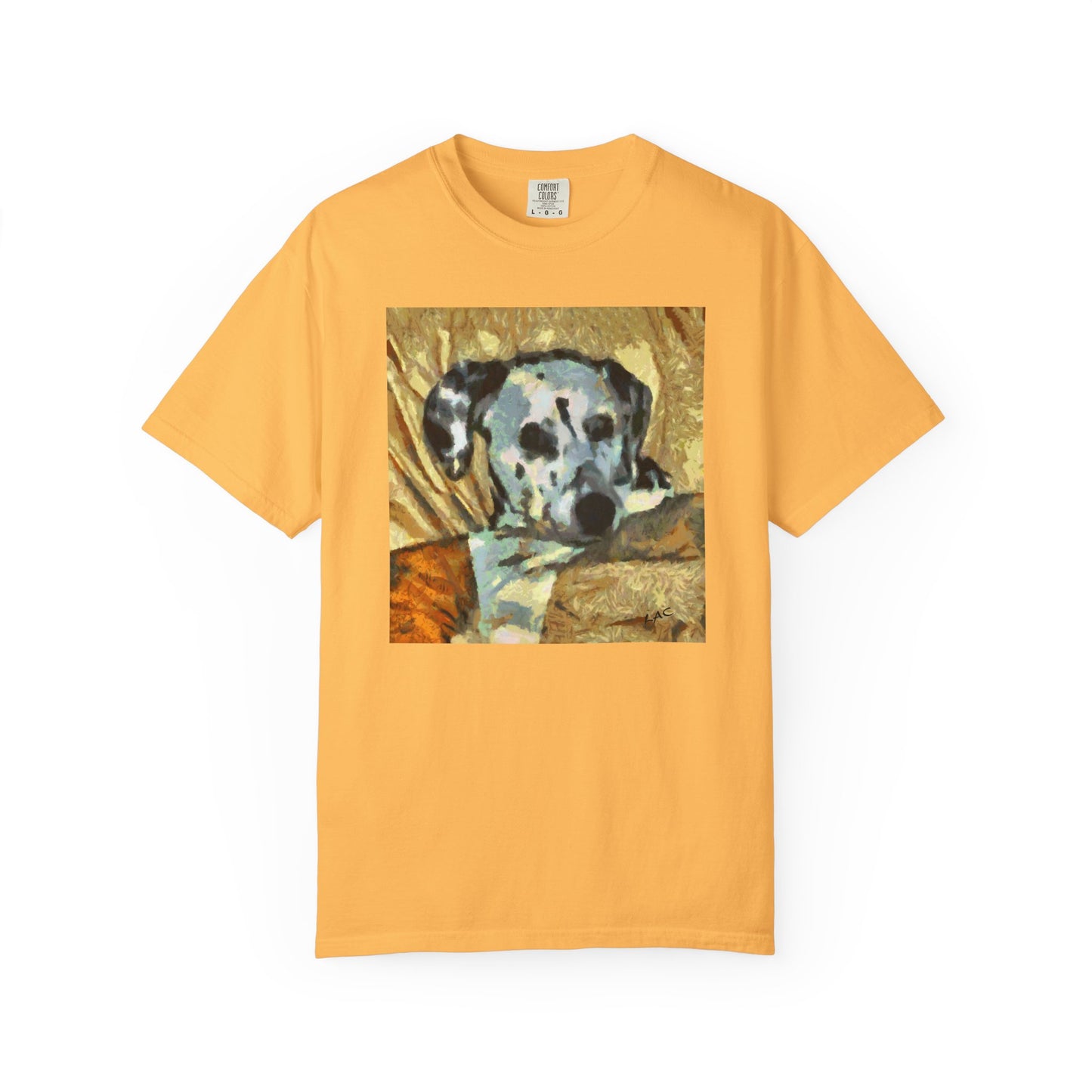 Dalmatian 'Breakfast Time' Unisex Relax Fit Garment-Dyed T-shirt