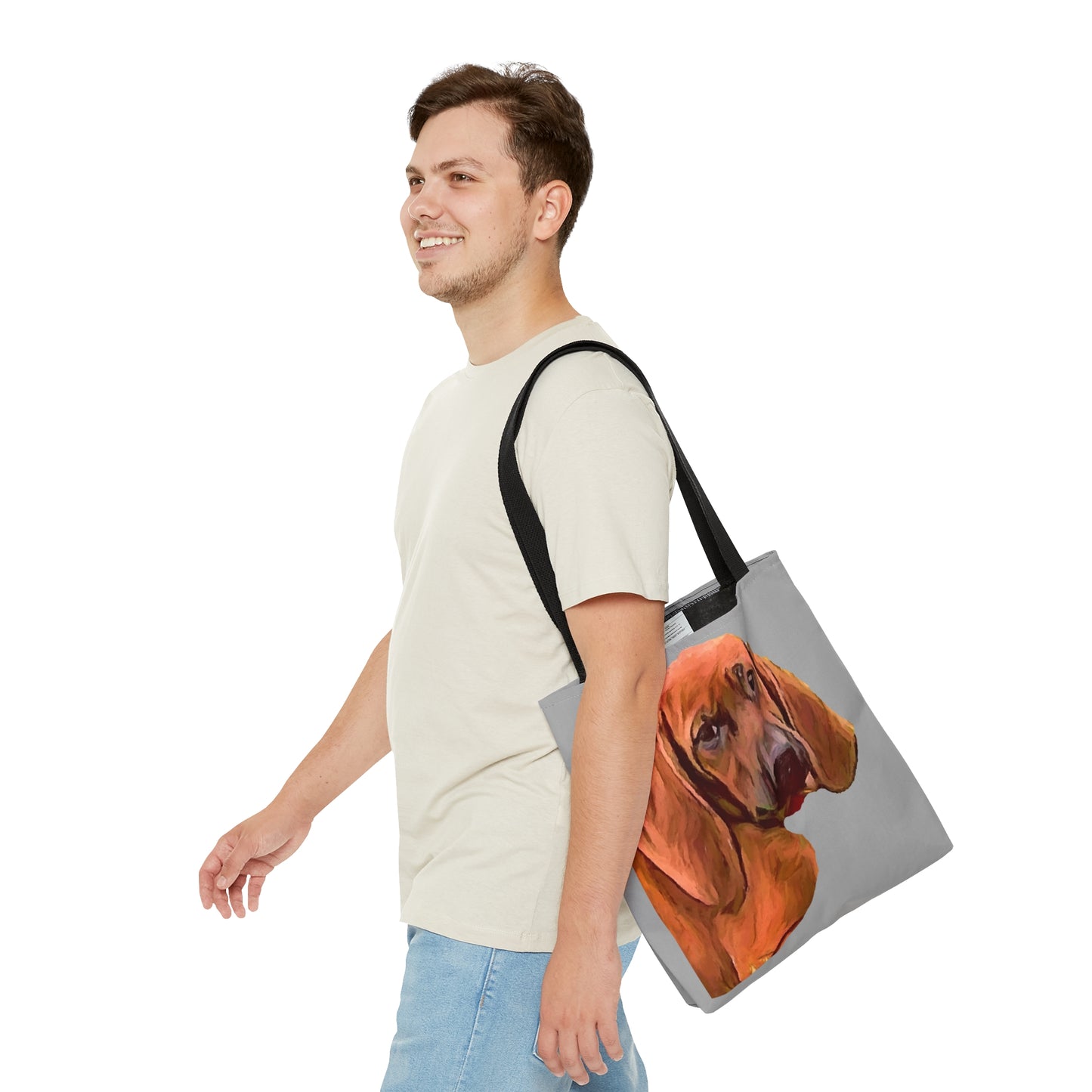 Redbone Coonhound Tote Bag