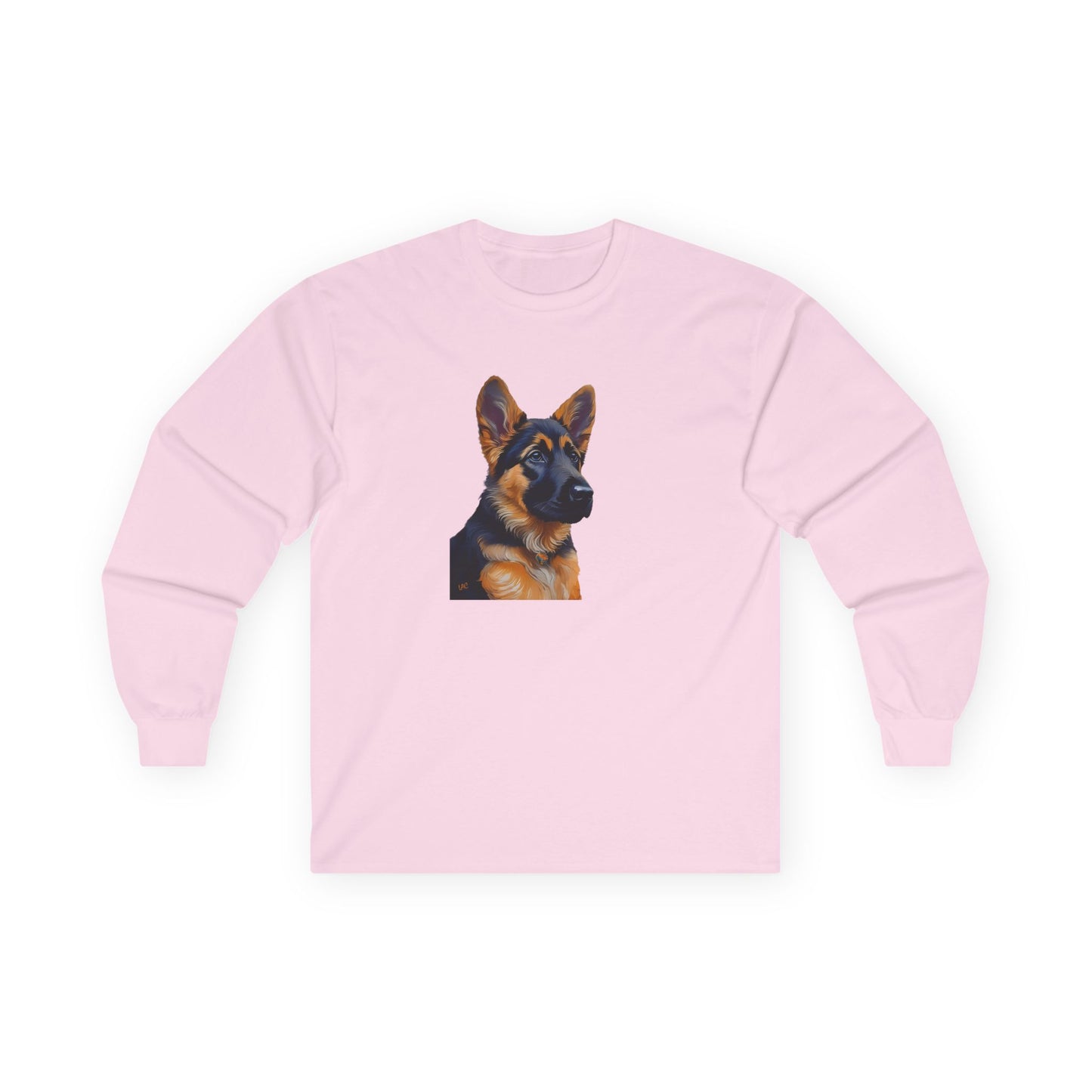German Shepherd Puppy Classic Cotton Long Sleeve Tee