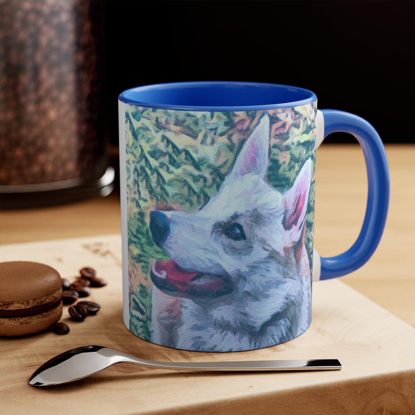 Norwegian Buhund Accent Coffee Mug, 11oz