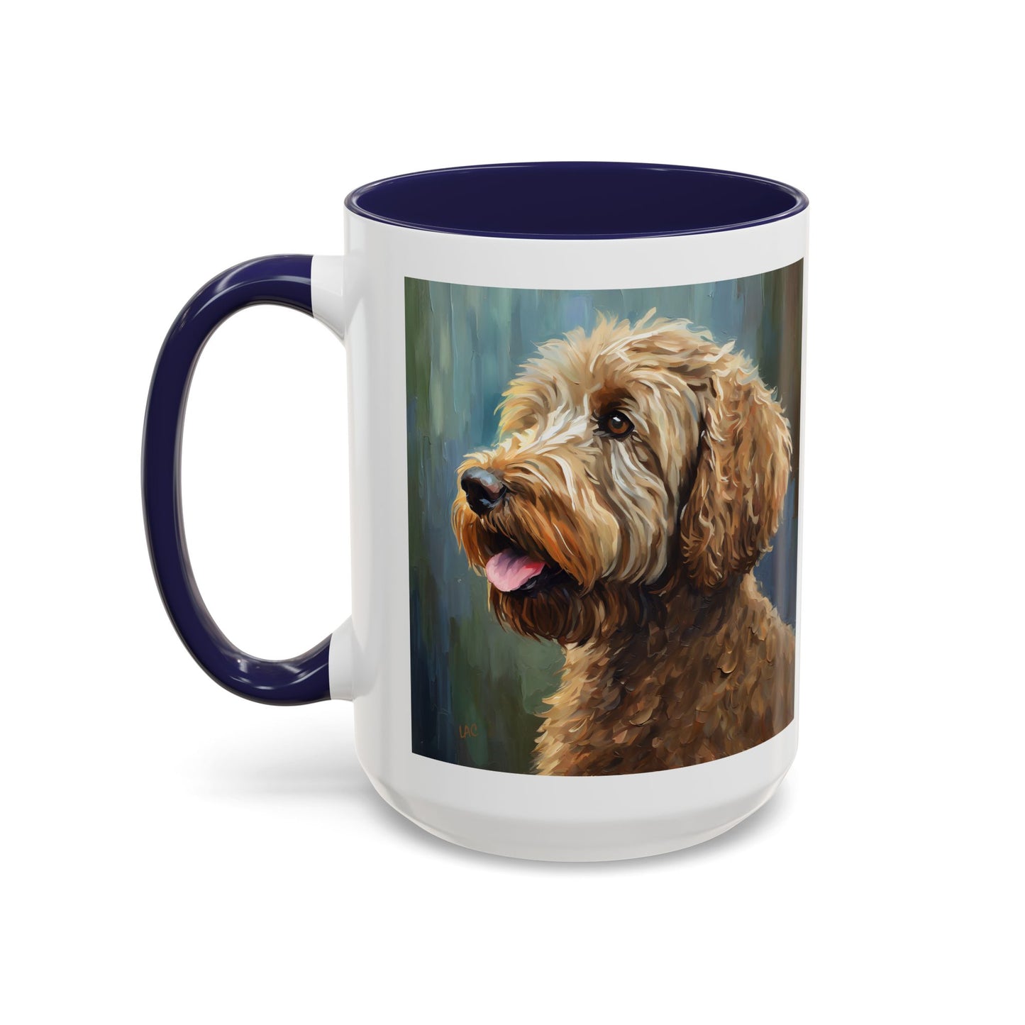 Labradoodle =- Ceramic Accent Mug - 2 Sizes