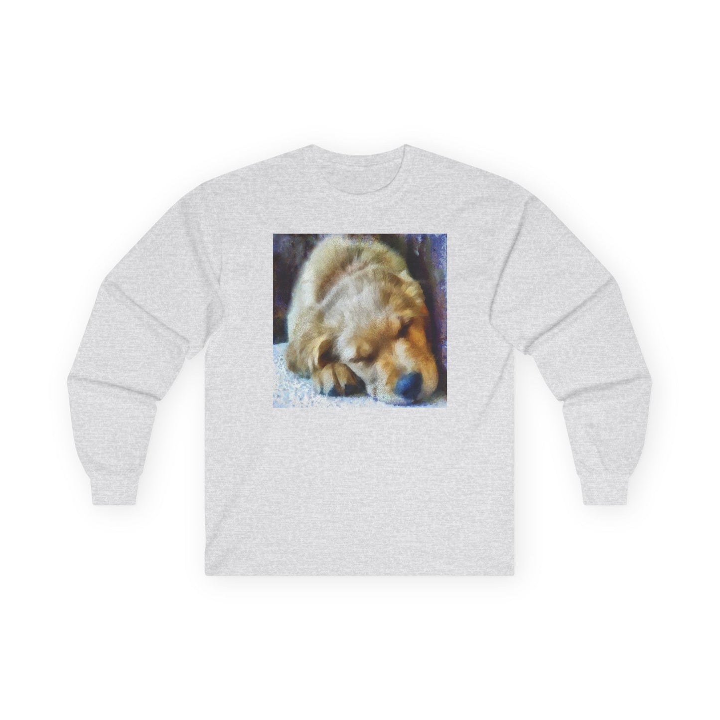Golden Retriever Zuko Unisex Cotton Long Sleeve Tee