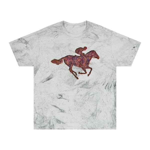 Race Horse Unisex Cotton  -  Color Blast T-Shirt