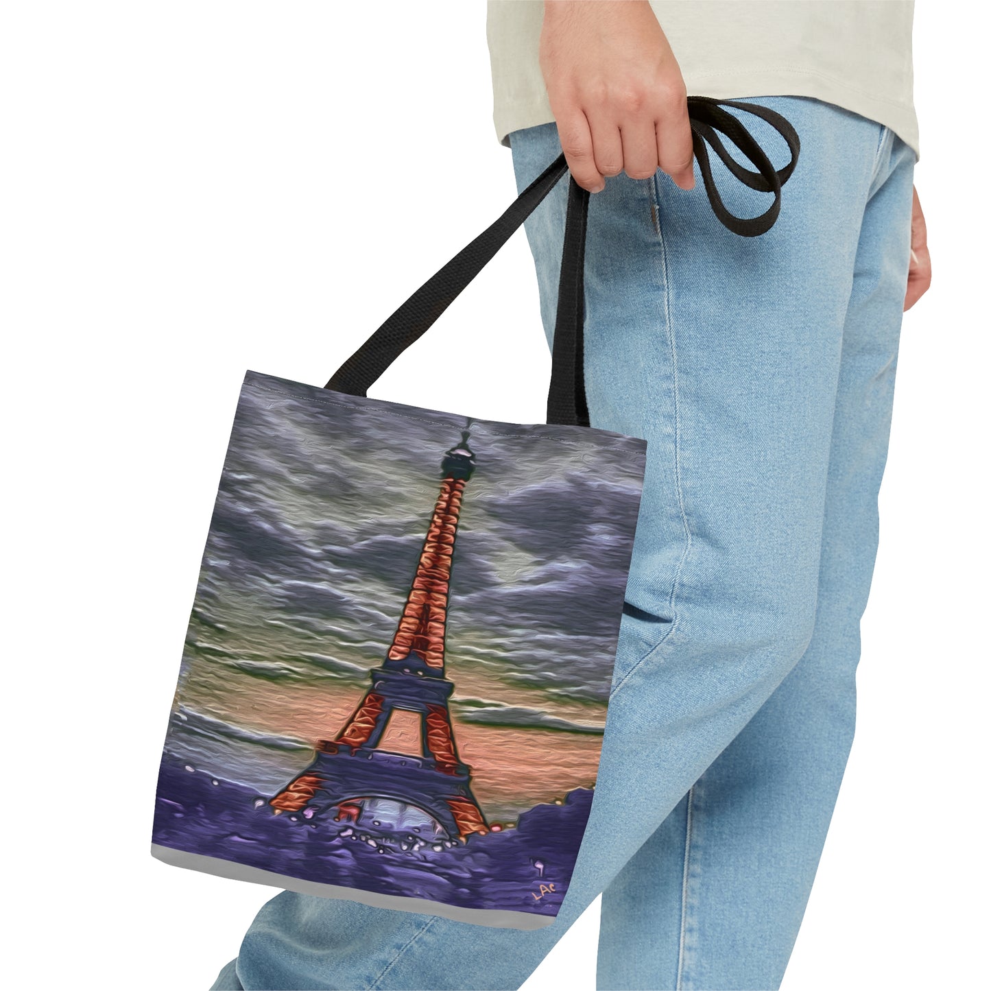 'Eiffel Tower Sunset' Tote Bag