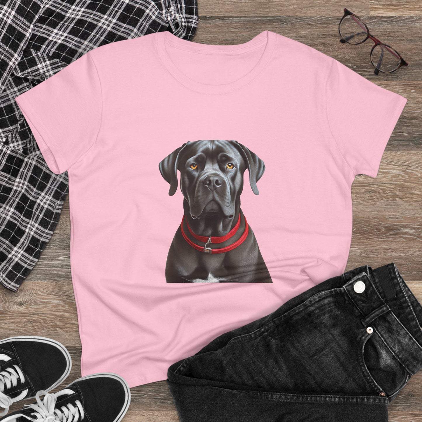 Cane Corso Women's Midweight Cotton Tee: The Comfiest Style Upgrade!