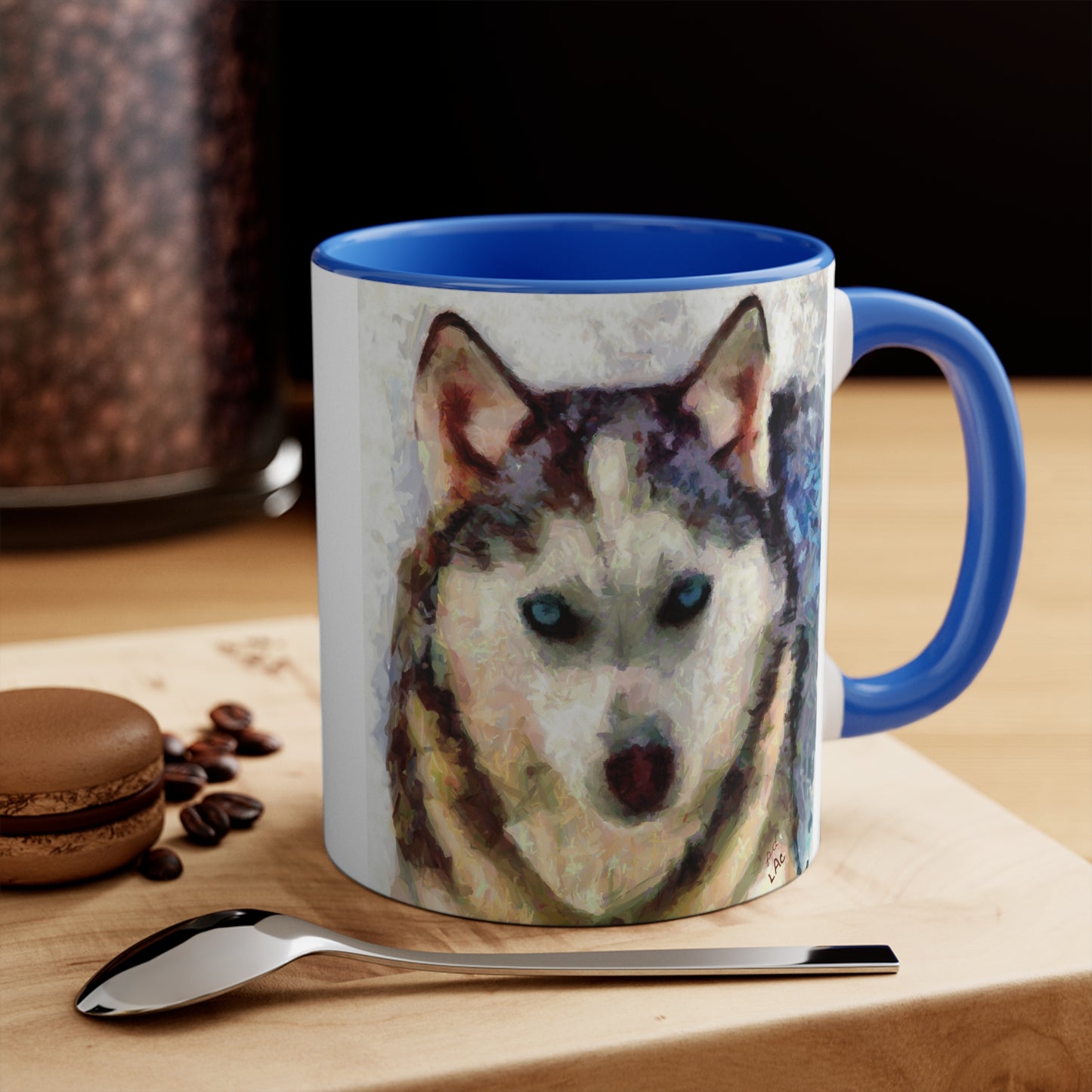 Siberian Husky 'Sacha' Accent Coffee Mug, 11oz