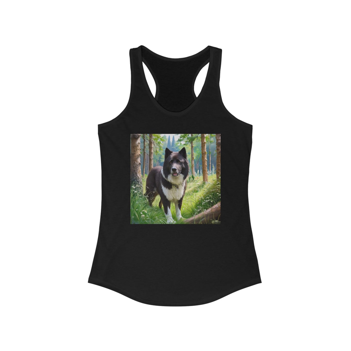 Karelian Bear Dog Women's Racerback Tank
