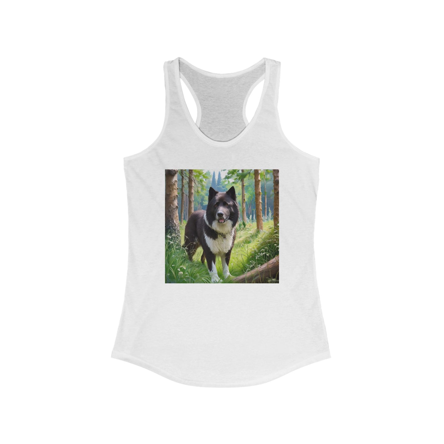 Karelian Bear Dog Women's Racerback Tank