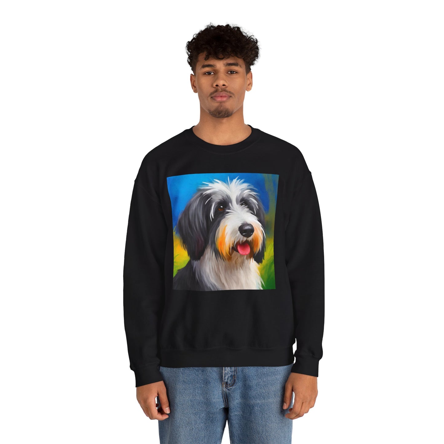 Polish Lowland Sheepdog Unisex Crewneck Sweatshirt
