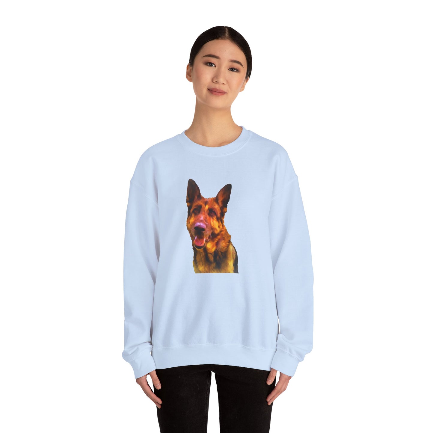 German Shepherd 'Bayli' Unisex 50/50 Crewneck Sweatshirt
