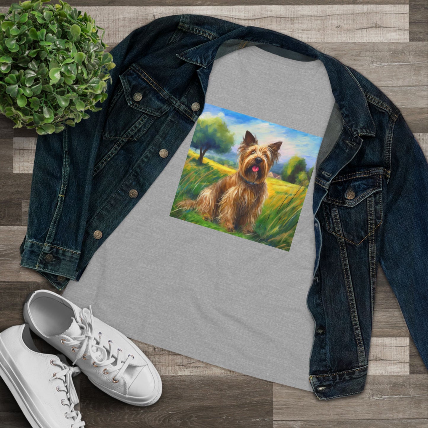 Briard - Women's Relaxed Cotton Tee