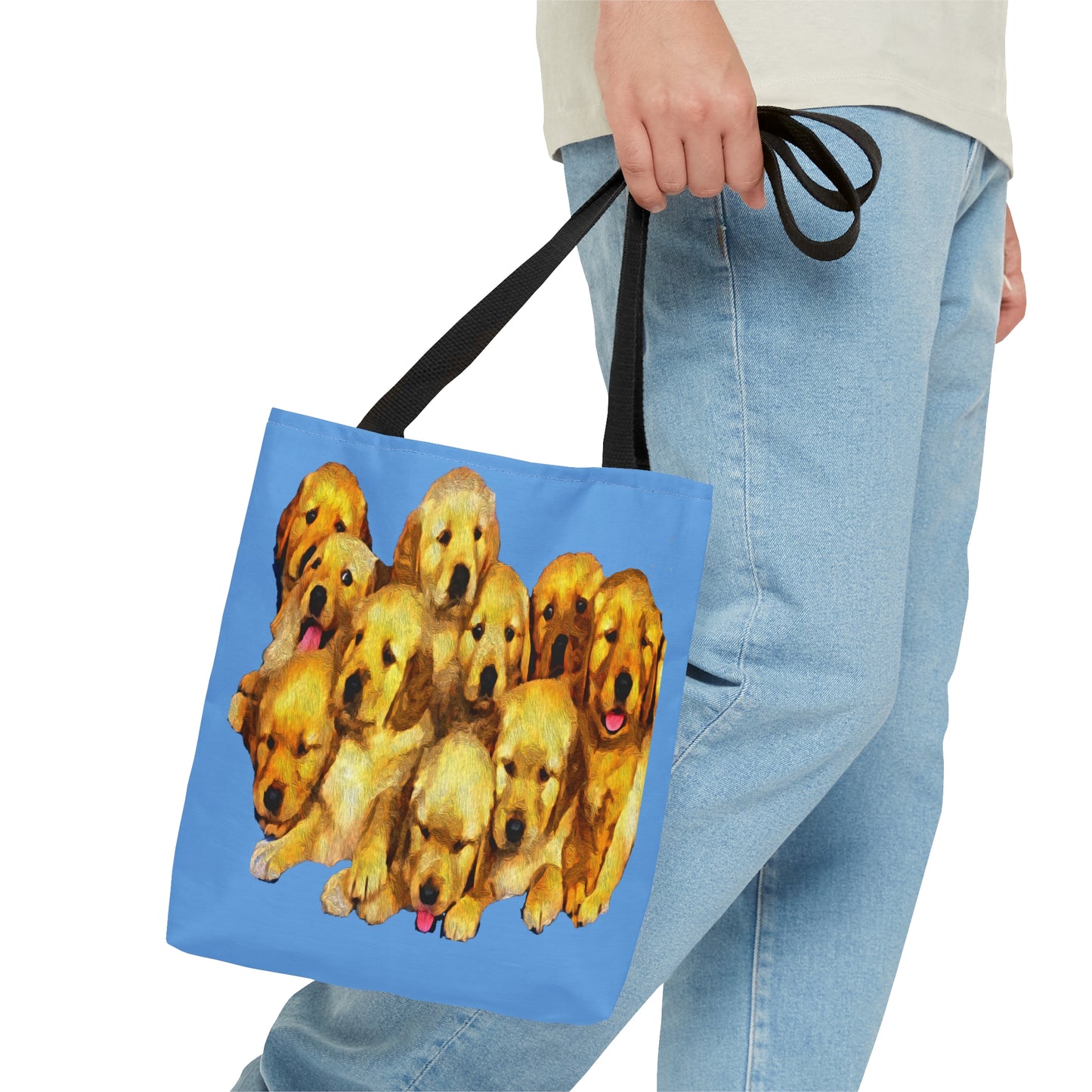 Golden Retriever Puppies Tote Bag