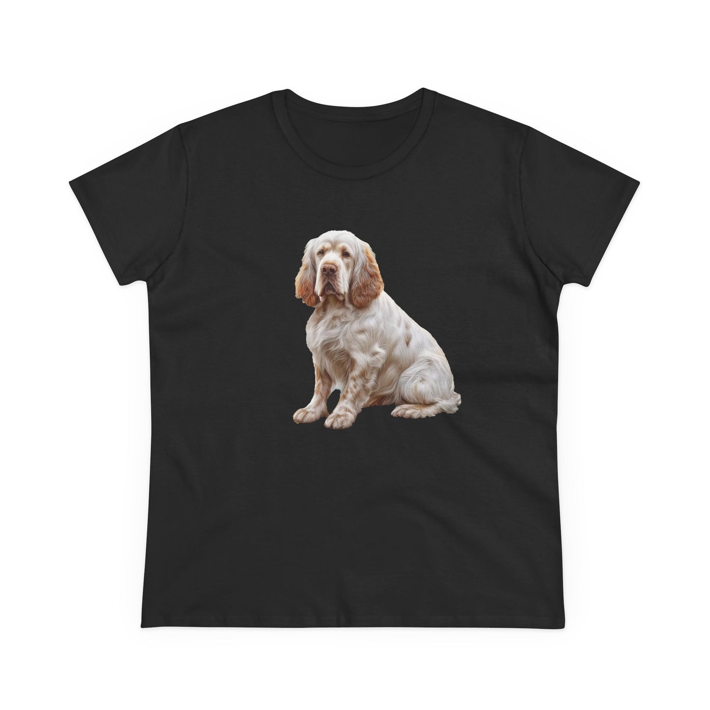Clumber Spaniel Women's Midweight Cotton Tee