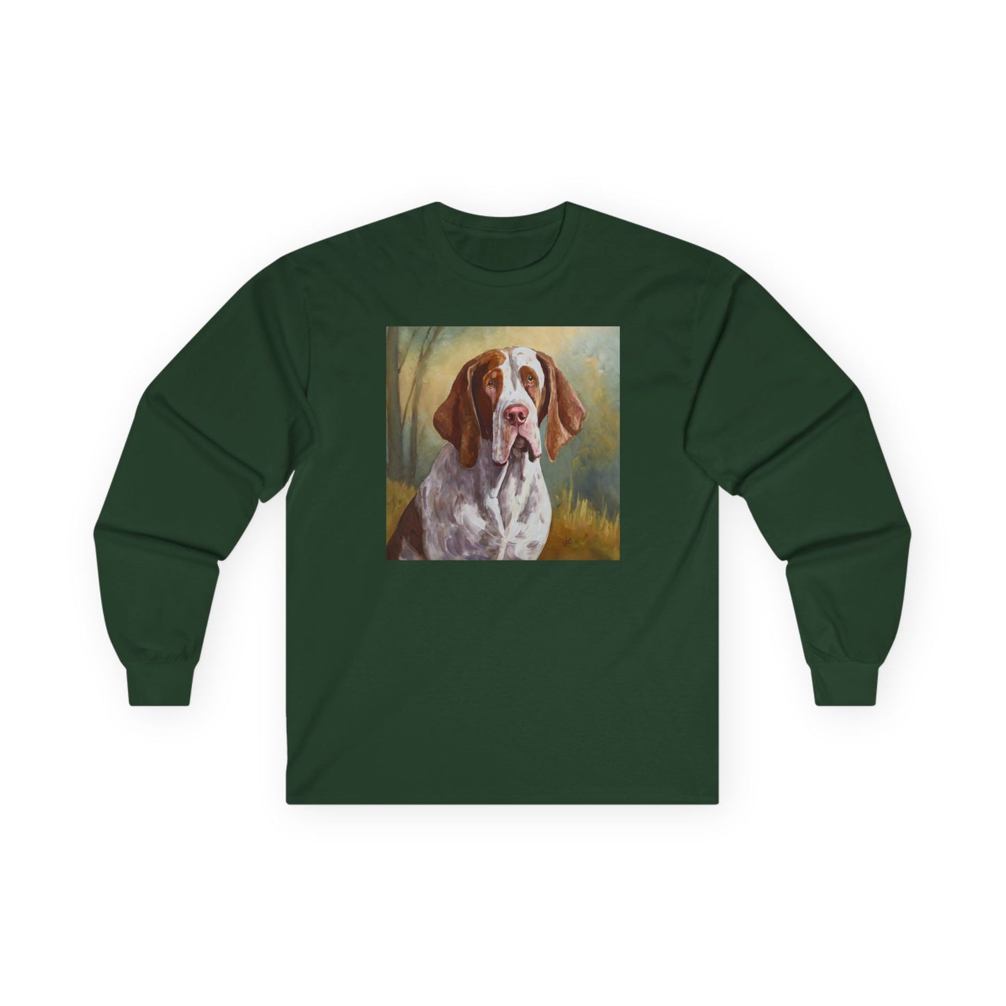 Bracco Italiano Unisex Cotton Long Sleeve Tee