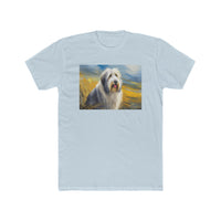 Old English Sheepdog Men's Fitted Cotton Crew Tee