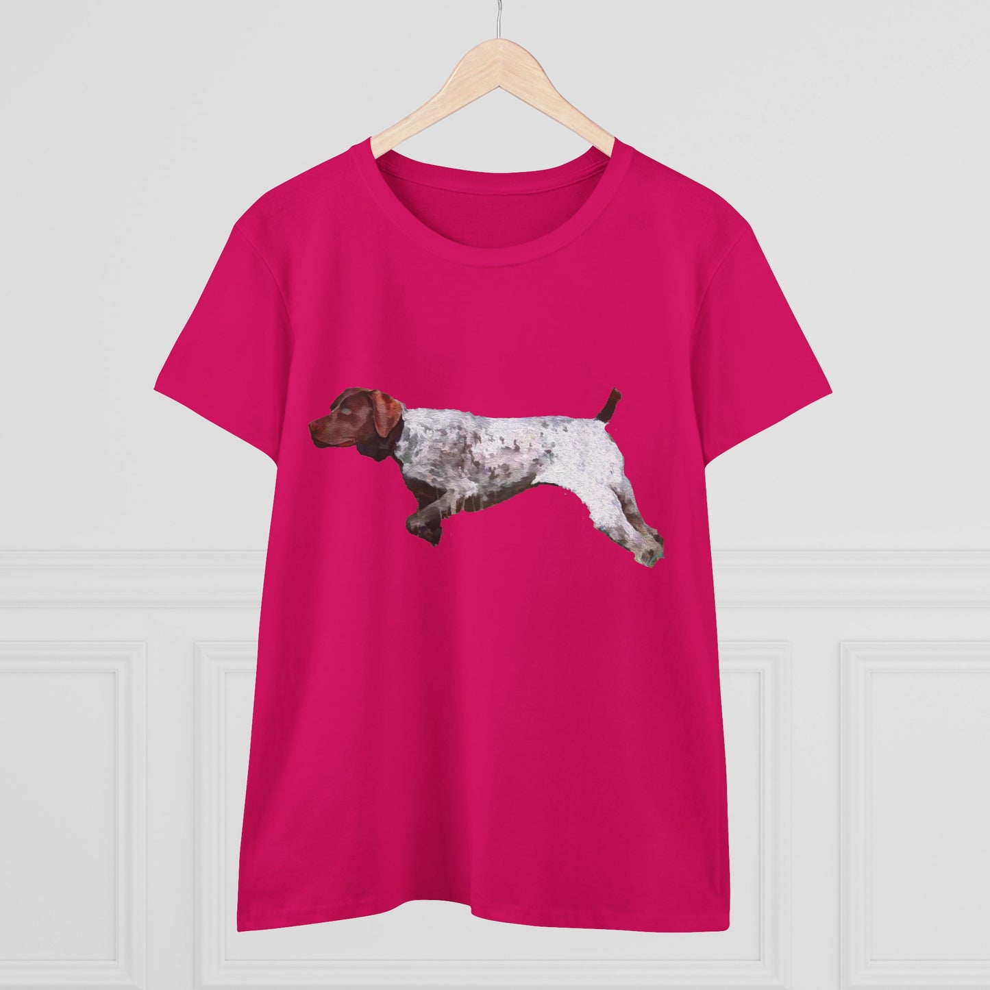On Point Women's Midweight Cotton Tee for German Shorthaired Pointers