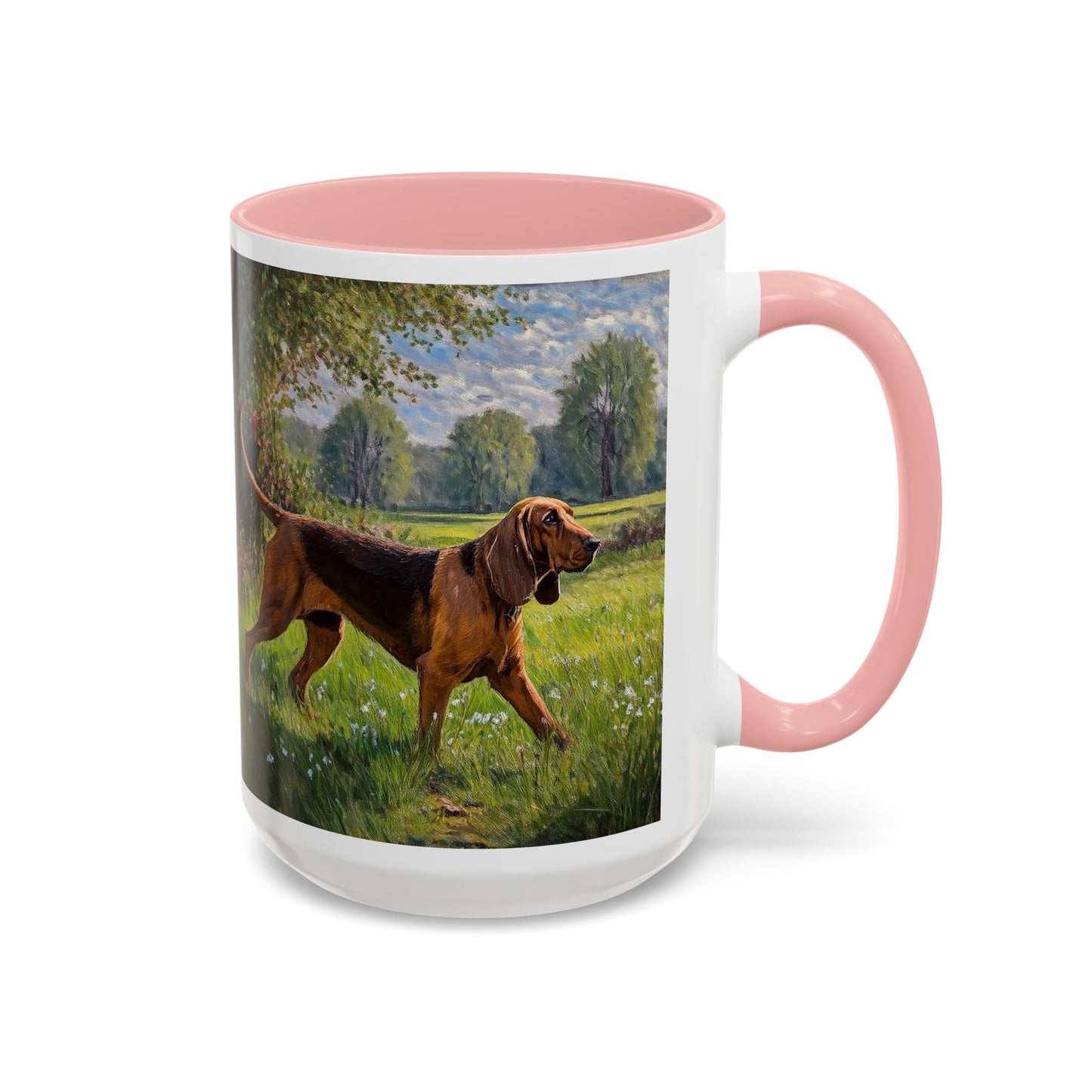 Bloodhound Ceramic Accent Coffee Mug