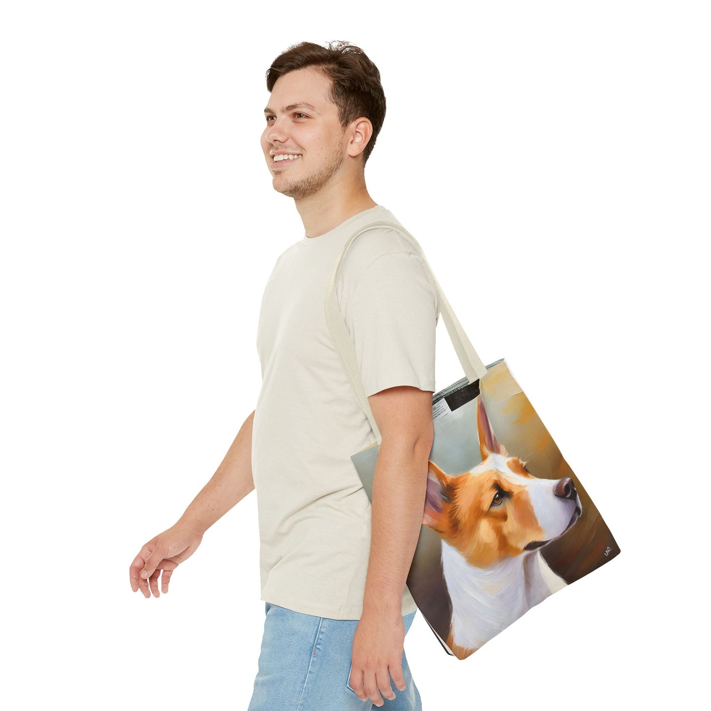 Canaan Dog of Israel Tote Bag (AOP)