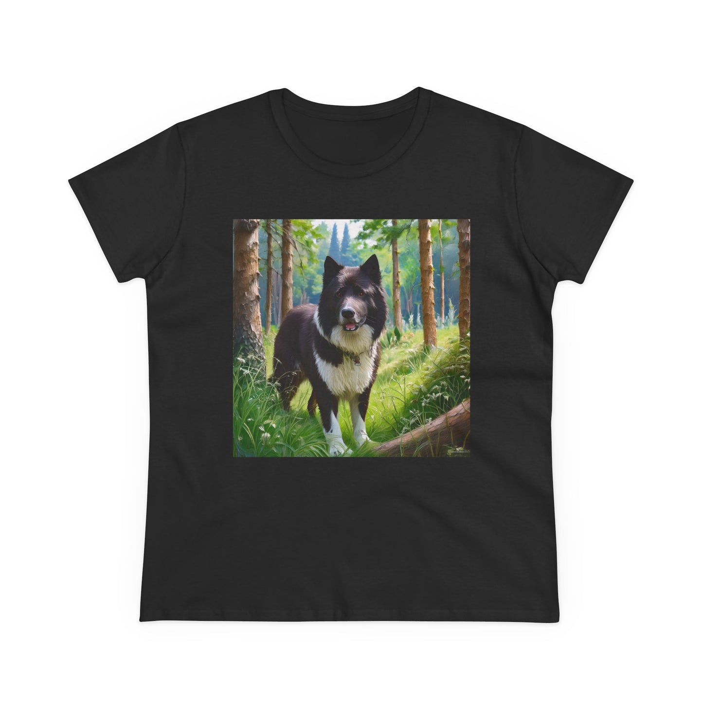 Karelian Bear Dog Women's Midweight Cotton Tee