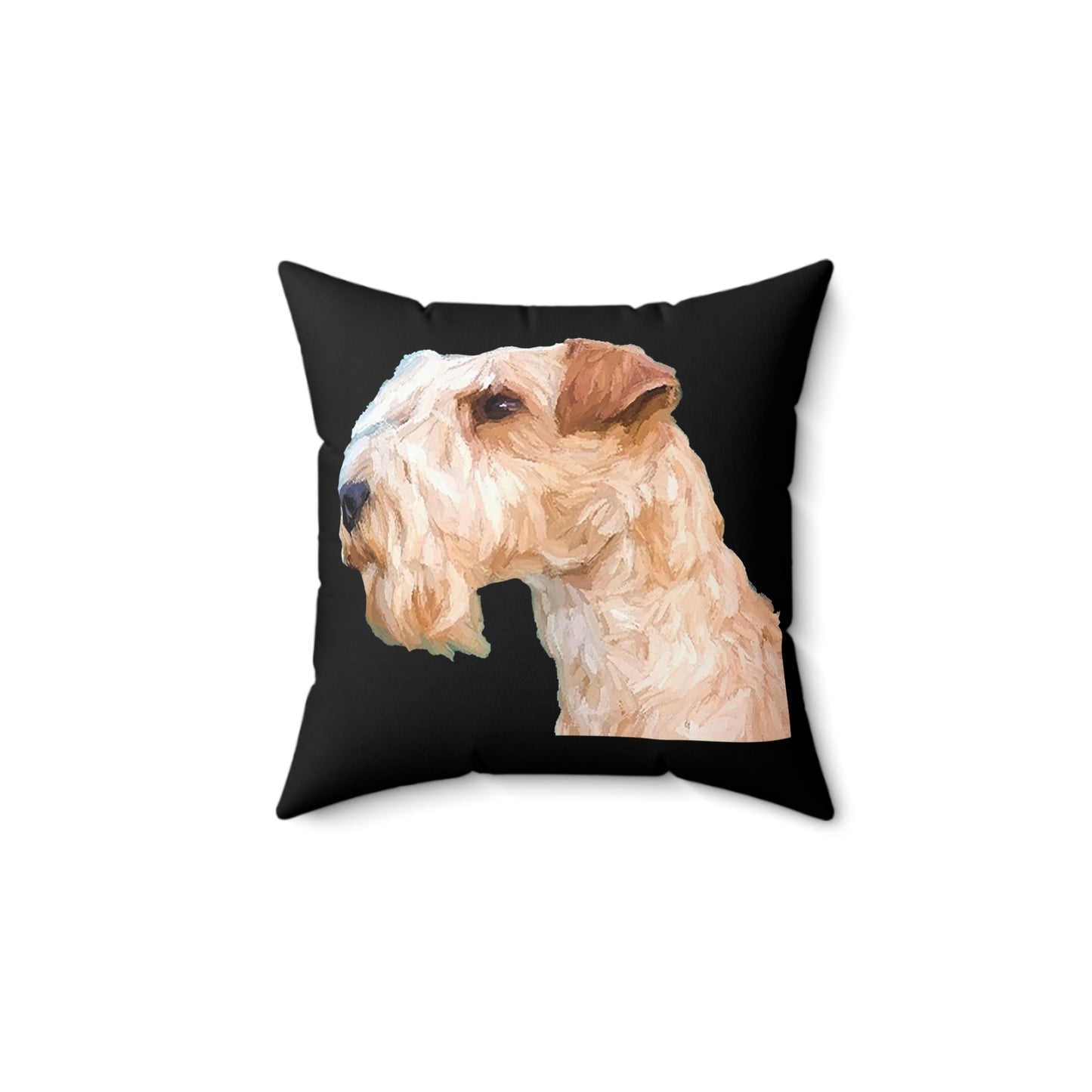 Lakeland Terrier Spun Polyester Throw Pillow
