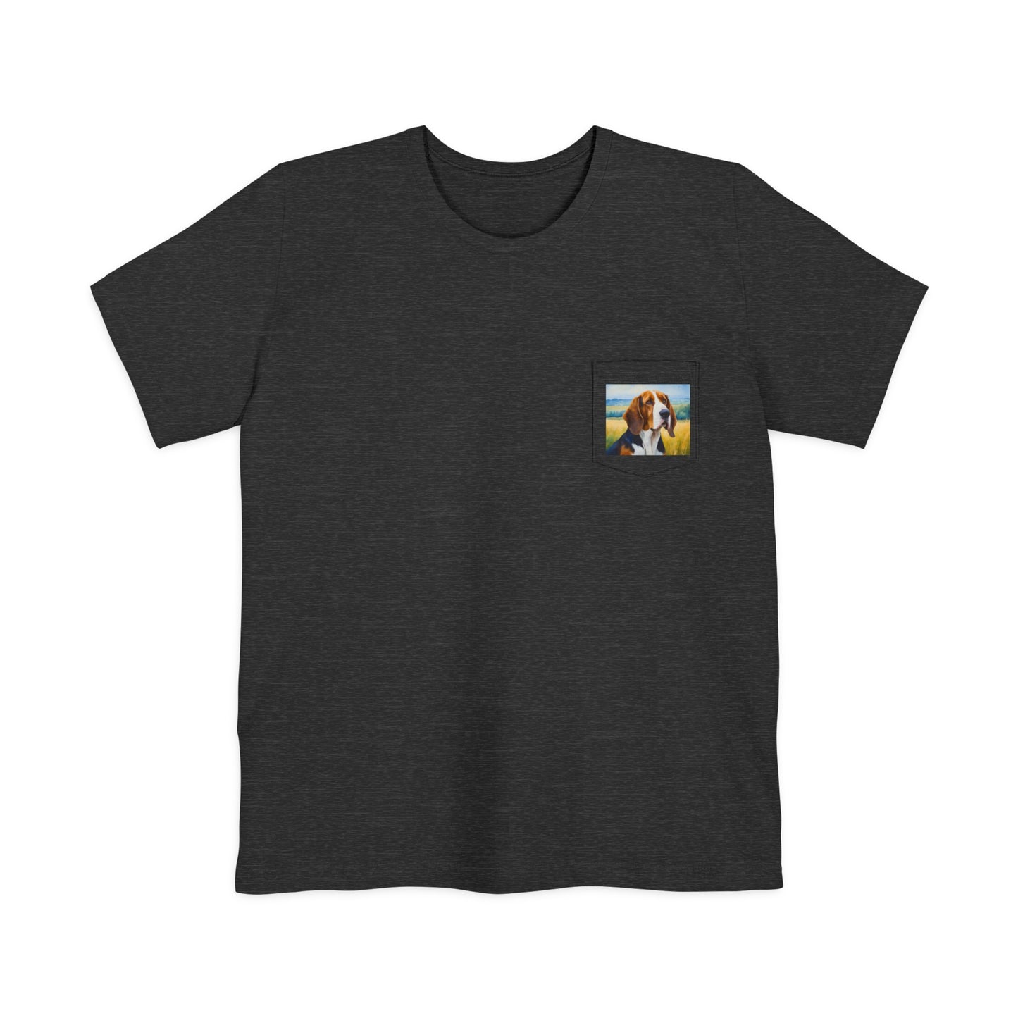 American English Coonhound Unisex Pocket T-shirt