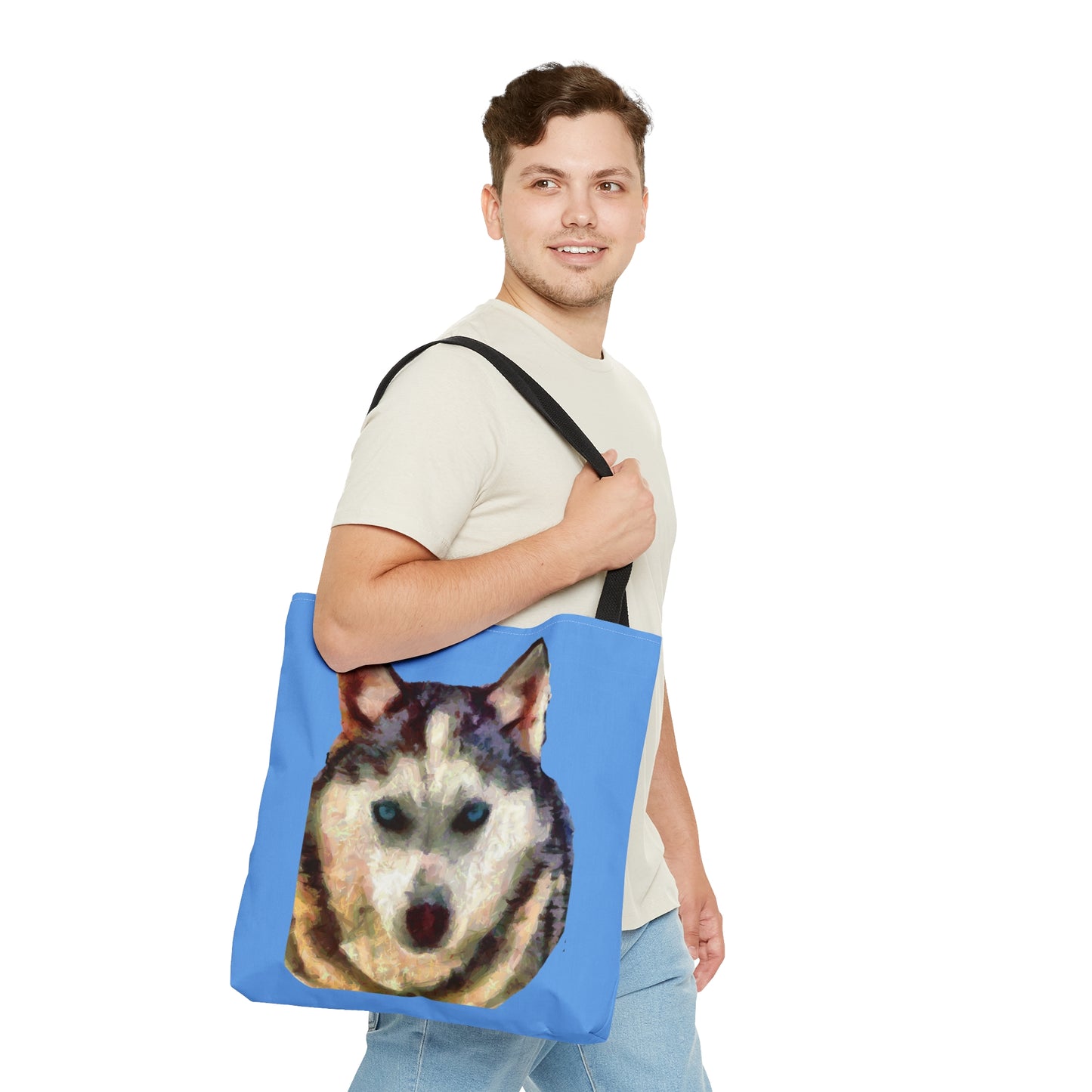 Siberian Husky 'Sacha' Tote Bag